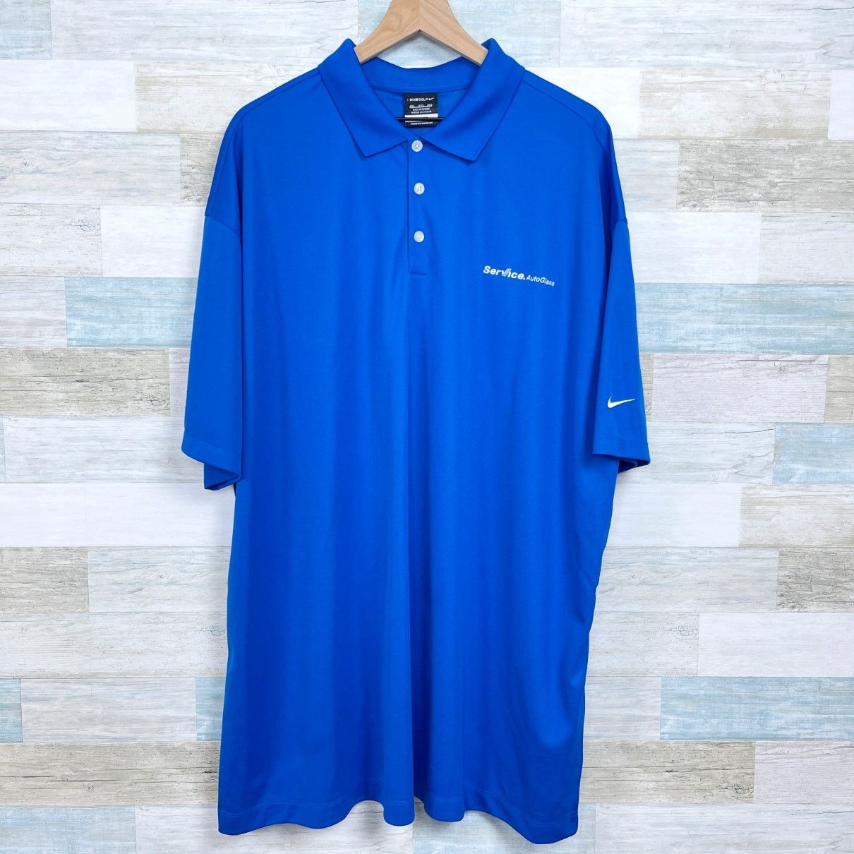 Nike Safelite AutoGlass Nike Dri Fit Polo Shirt Blue Employee 4XL Size US XXL / EU 58 / 5 - 1 Thumbnail