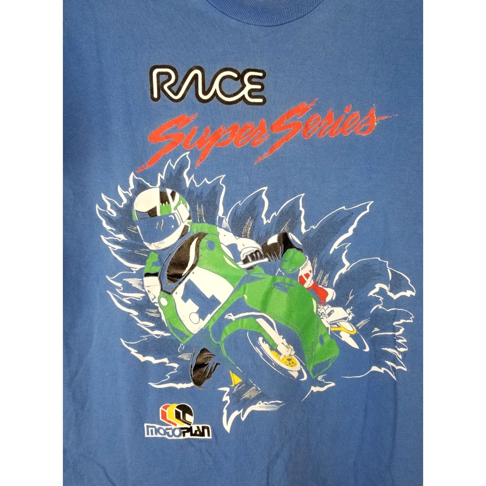 Fruit Of The Loom VINTAGE RACE SUPER SERIES MOTOCROSS MOTOPLAN SINGLE STITCH T-SHIRT SZ LARGE Size US L / EU 52-54 / 3 - 2 Thumbnail