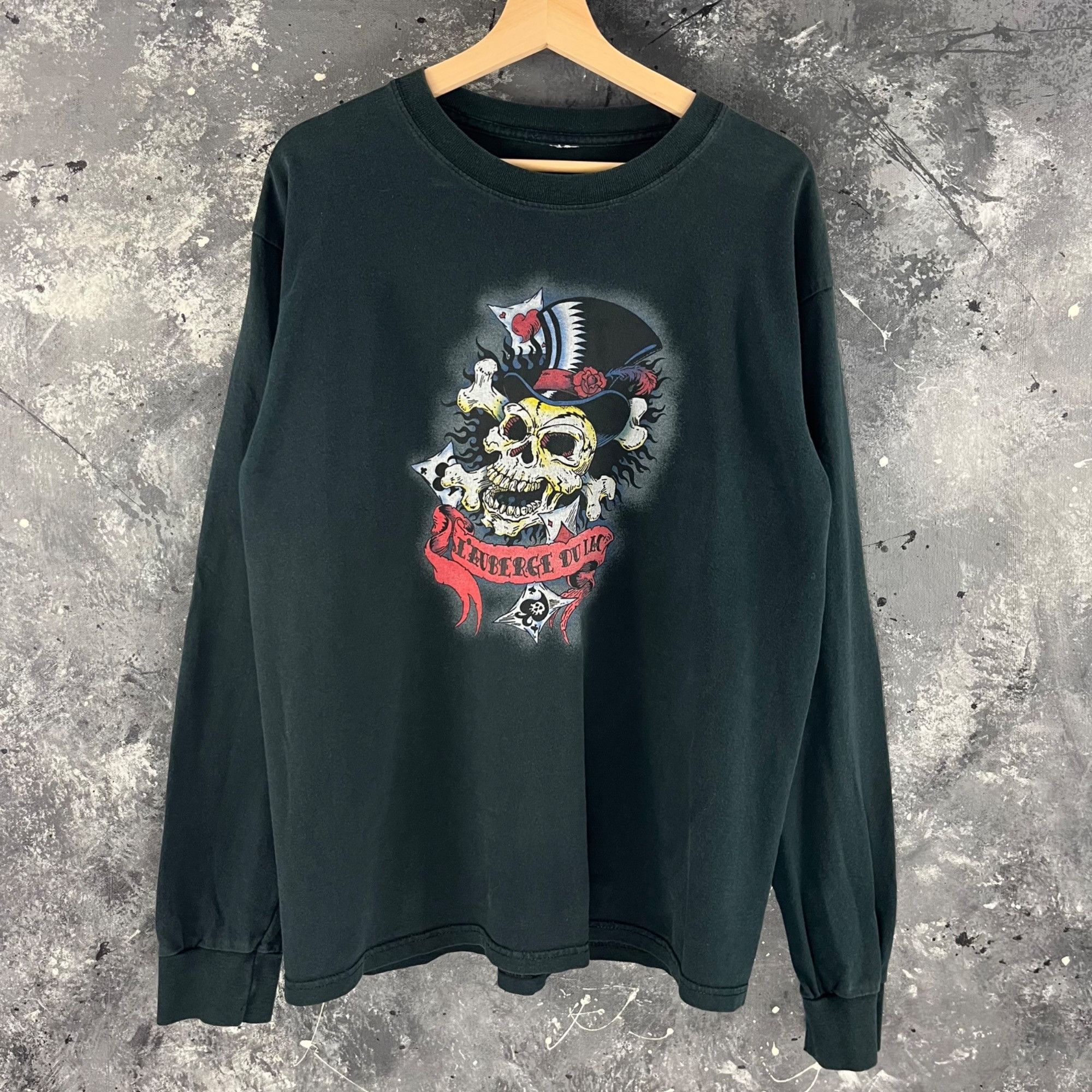 Vintage Vintage Y2K Skull Grunge long sleeve Size US L / EU 52-54 / 3 - 1 Thumbnail