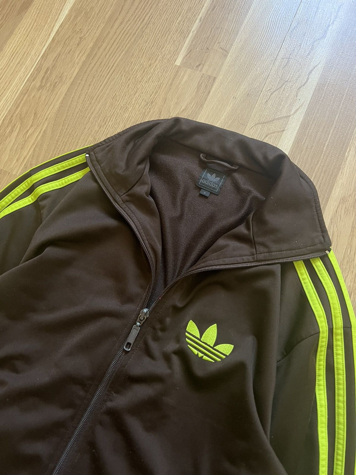 Vintage Adidas vintage brown original firebird track jacket brown 90 Size US M / EU 48-50 / 2 - 3 Thumbnail