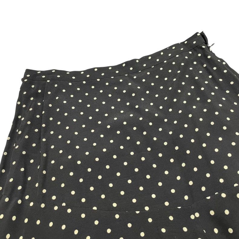 Yohji Yamamoto Yohji Yamamoto size 1 Asymmetric silk polka-dot skirt Size 25" / US 0 / IT 36 - 4 Thumbnail