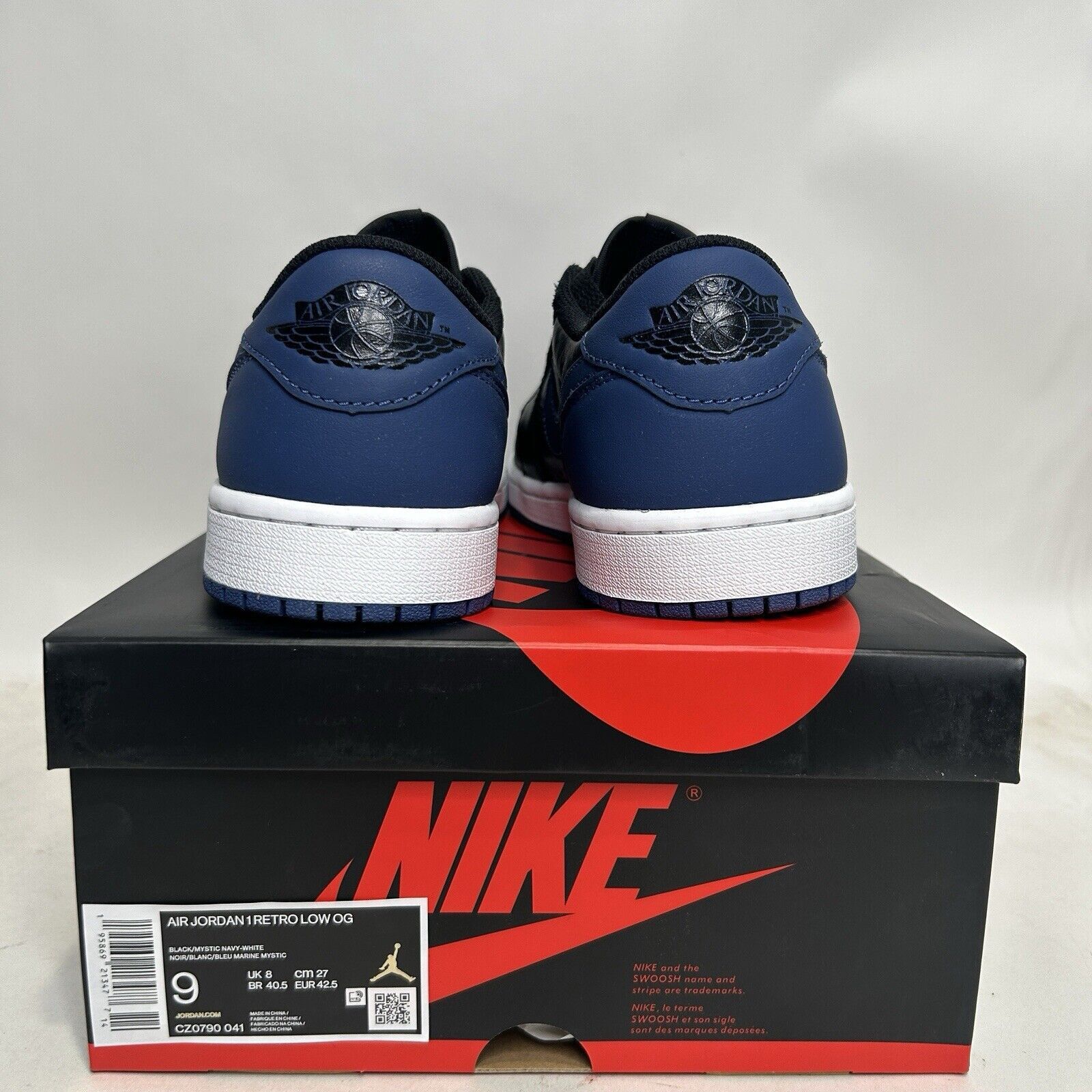 Nike Nike Shoes Air Jordan 1 Retro Low OG “Mystic Navy” 2024 Size US 9 / EU 42 - 4 Thumbnail