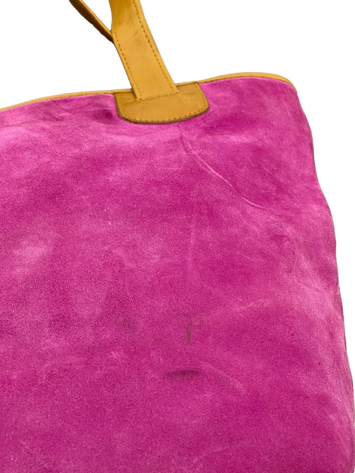 Japanese Brand Full Leather Suede LCalo Italy Shoulder Bag 2🟩 Size ONE SIZE - 17 Thumbnail