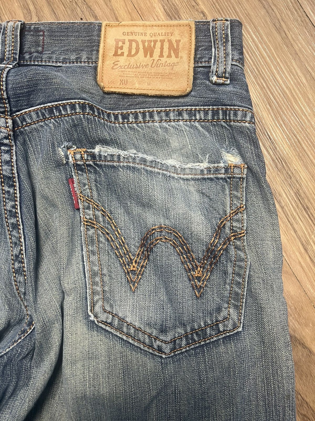 Edwin Edwin 425XV Exclusive Vtg Jeans MadeInJapan Straight Fit(43) Size US 34 / EU 50 - 13 Thumbnail