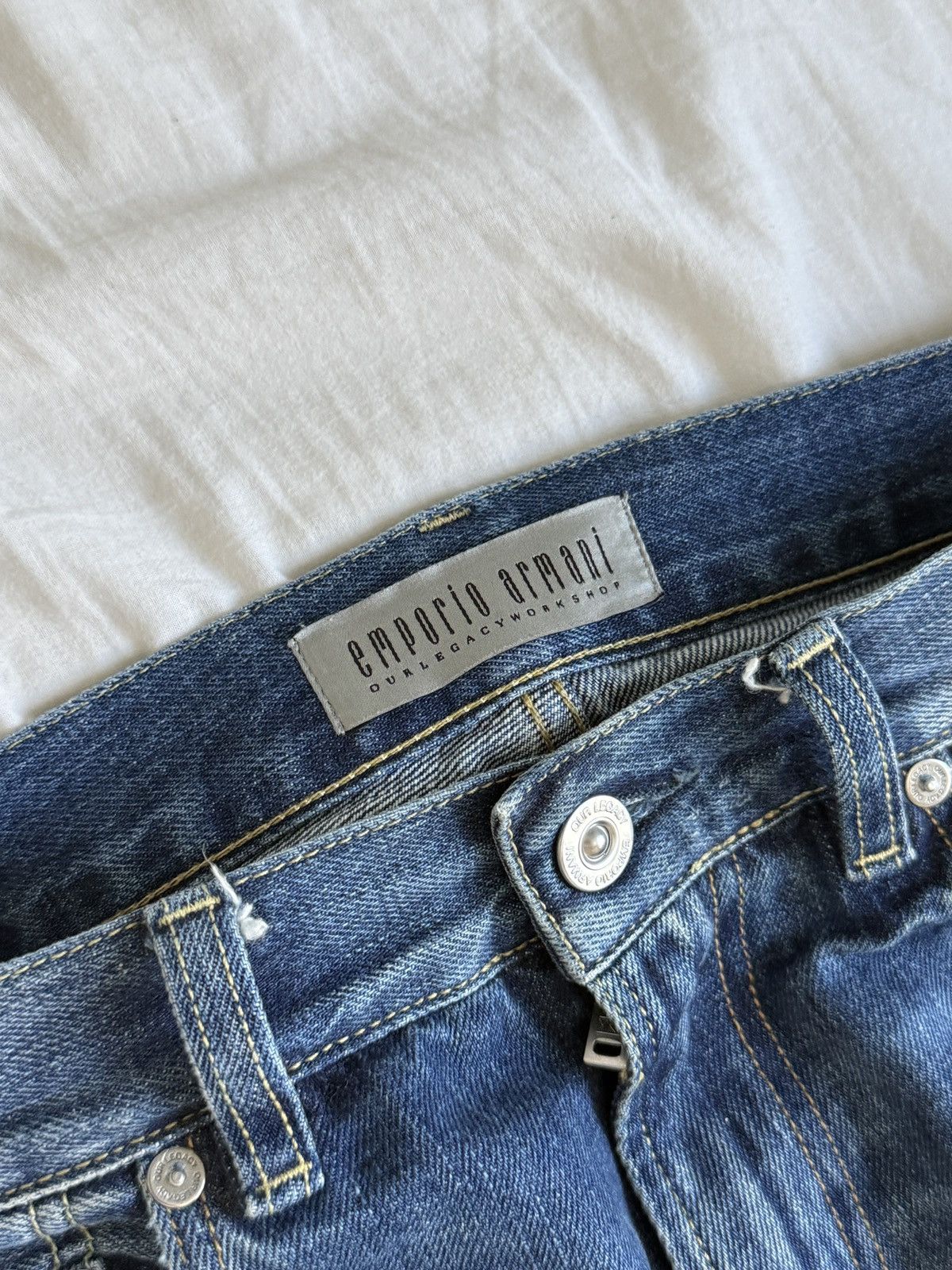 Emporio Armani × Our Legacy Our Legacy x Armani Straight Leg Denim Size US 32 / EU 48 - 3 Thumbnail