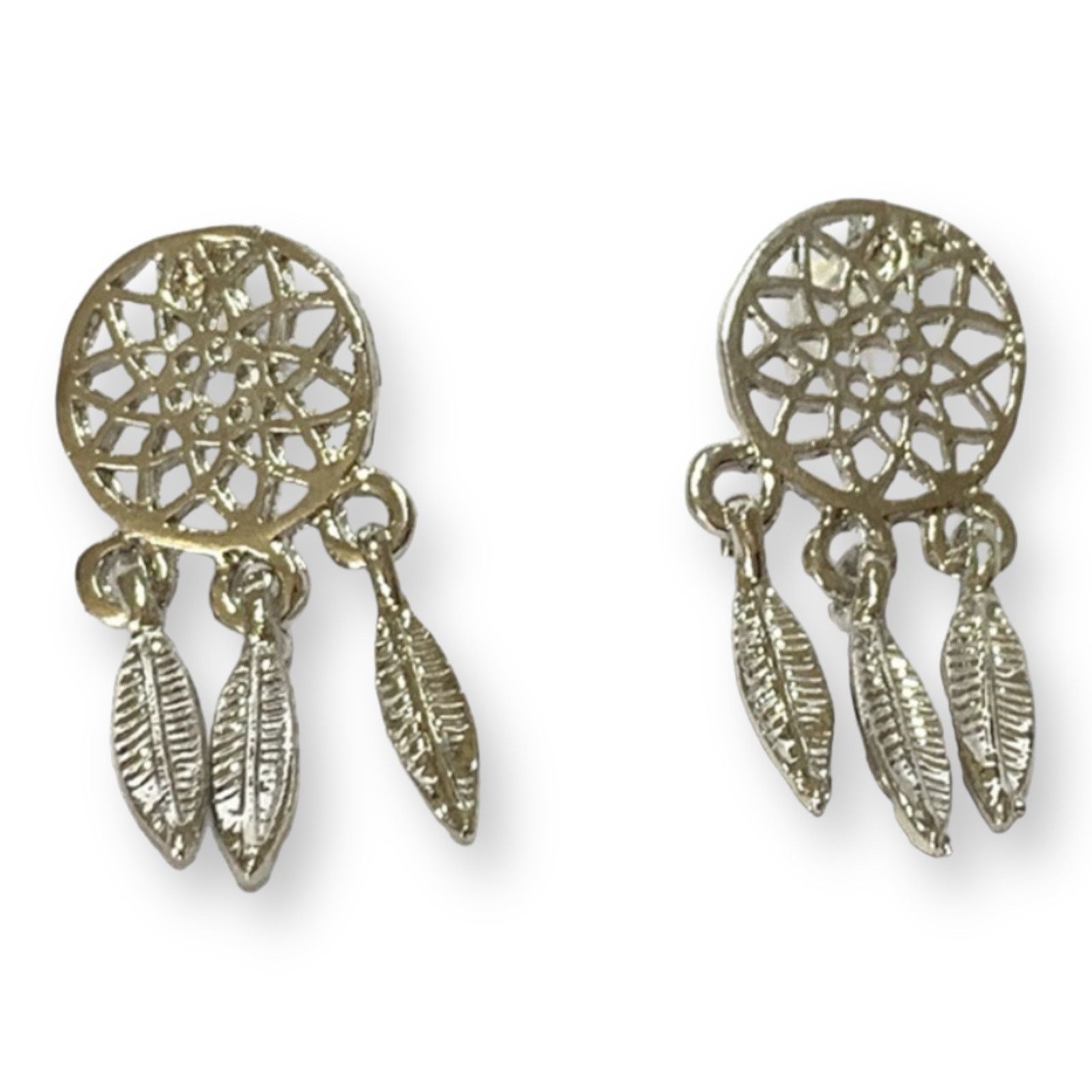 Other Dreamcatcher Silver Dangle Earrings Size ONE SIZE - 1 Thumbnail