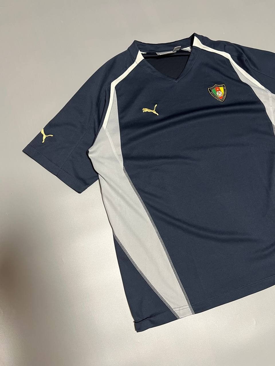 Puma Vintage Puma Camerounaise 2004-06 Training Jersey Size US XXL / EU 58 / 5 - 2 Thumbnail