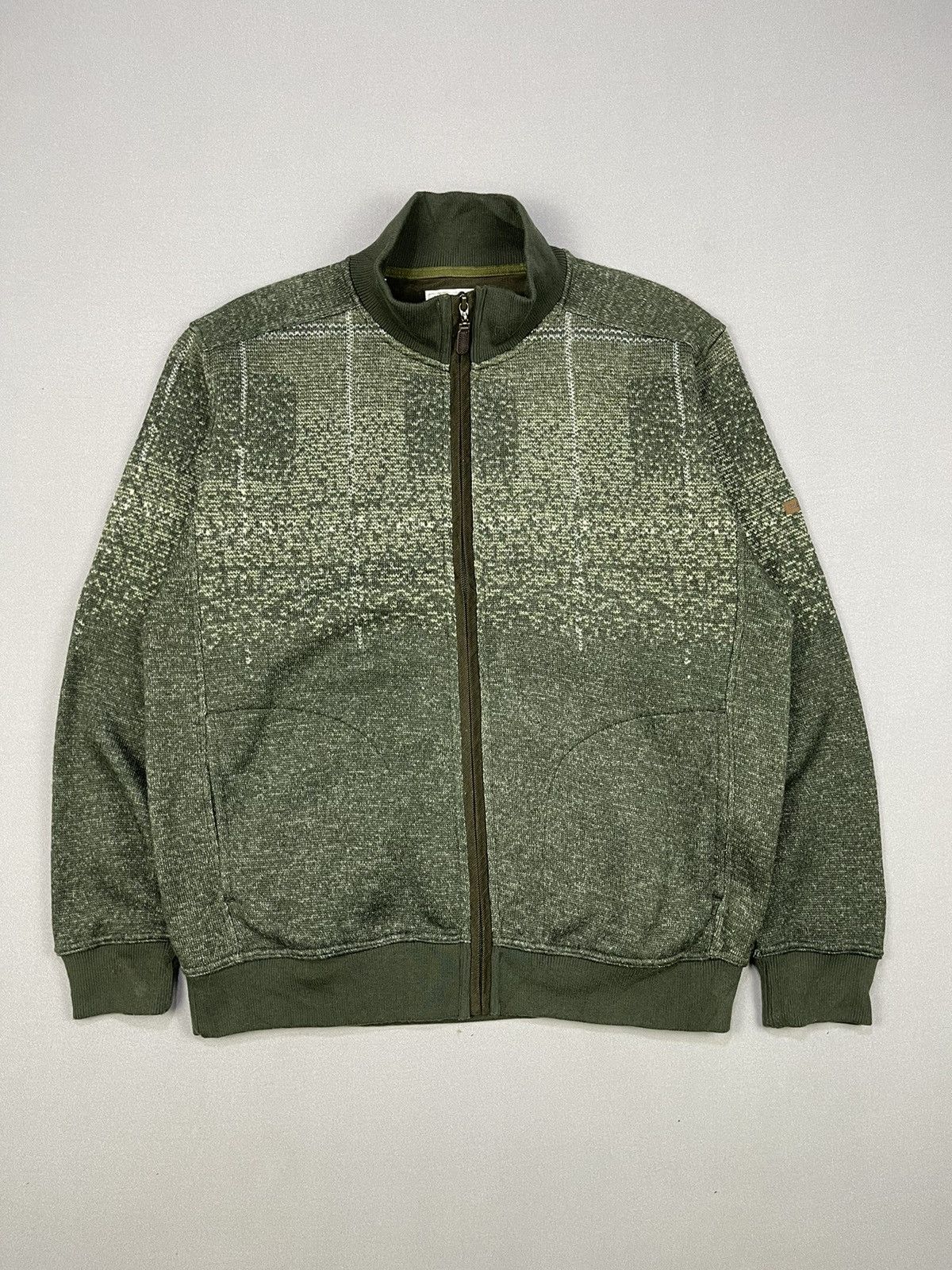 Golden Bear GOLDEN BEAR NATIVE NAVAJO GREEN ZIPPER SWEATER Size US L / EU 52-54 / 3 - 1 Thumbnail