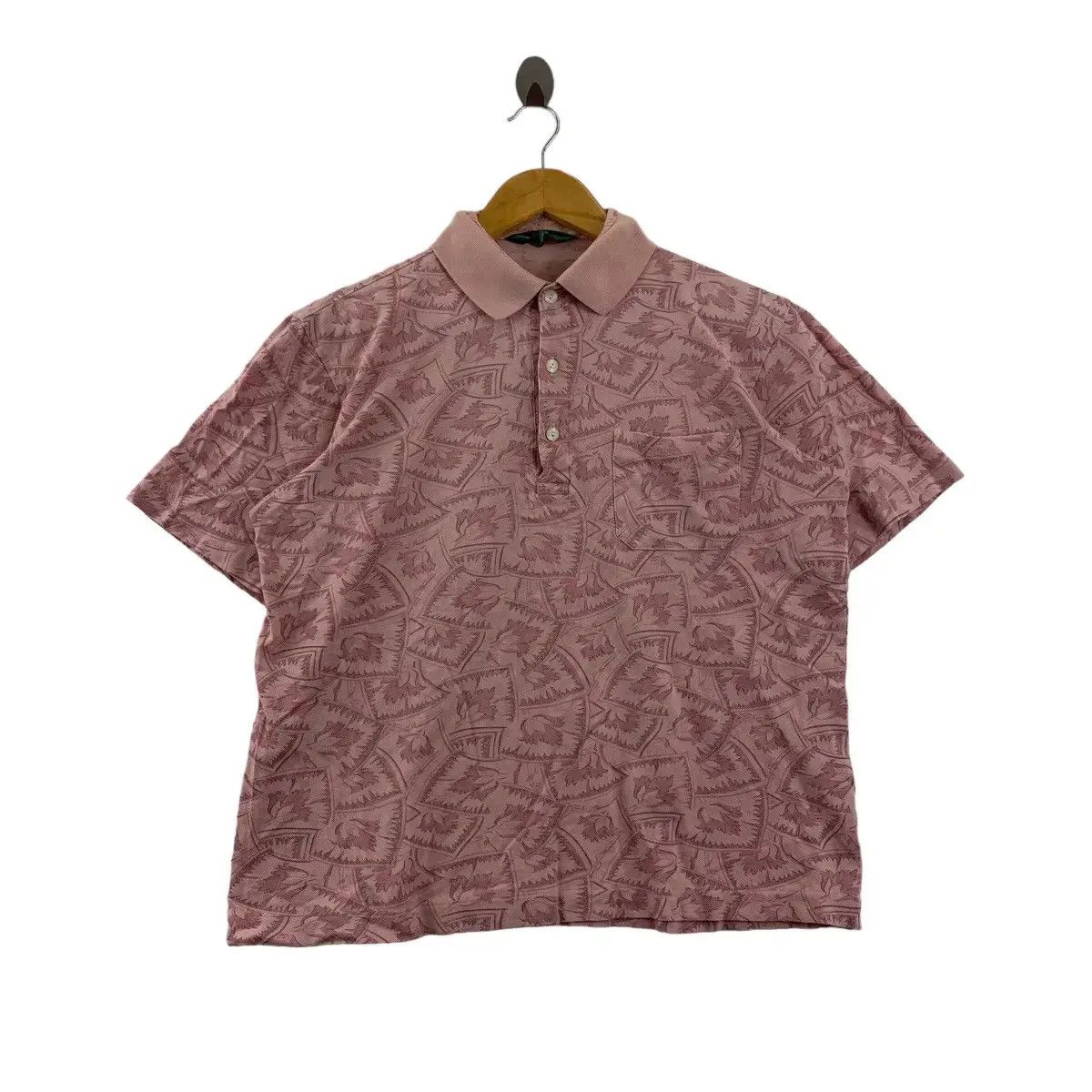 Vintage Vintage ARNOLD PALMER AOP Golf Floral Polo Tee Shirt Size L / US 10 / IT 46 - 1 Thumbnail