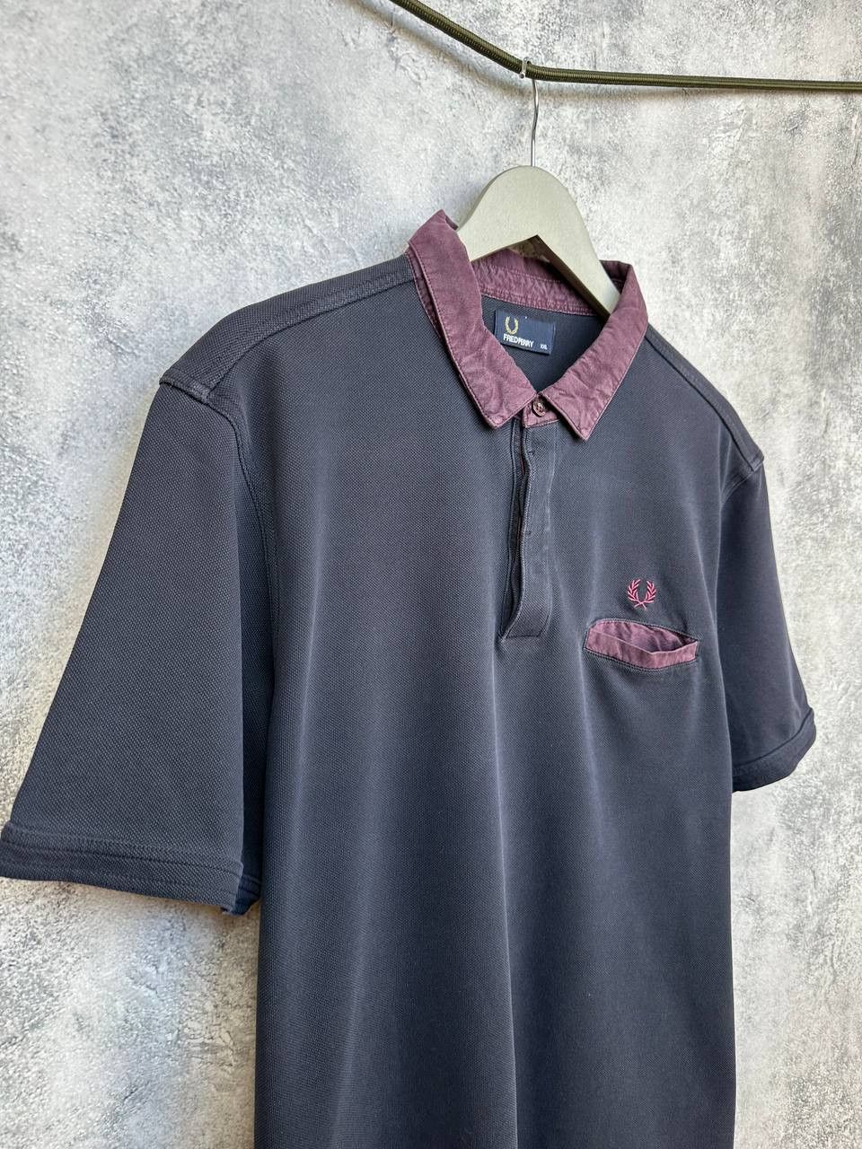 Fred Perry Fred Perry Polo Shirt Contrast Collar Pocket Pique Casual Size US XXL / EU 58 / 5 - 3 Thumbnail