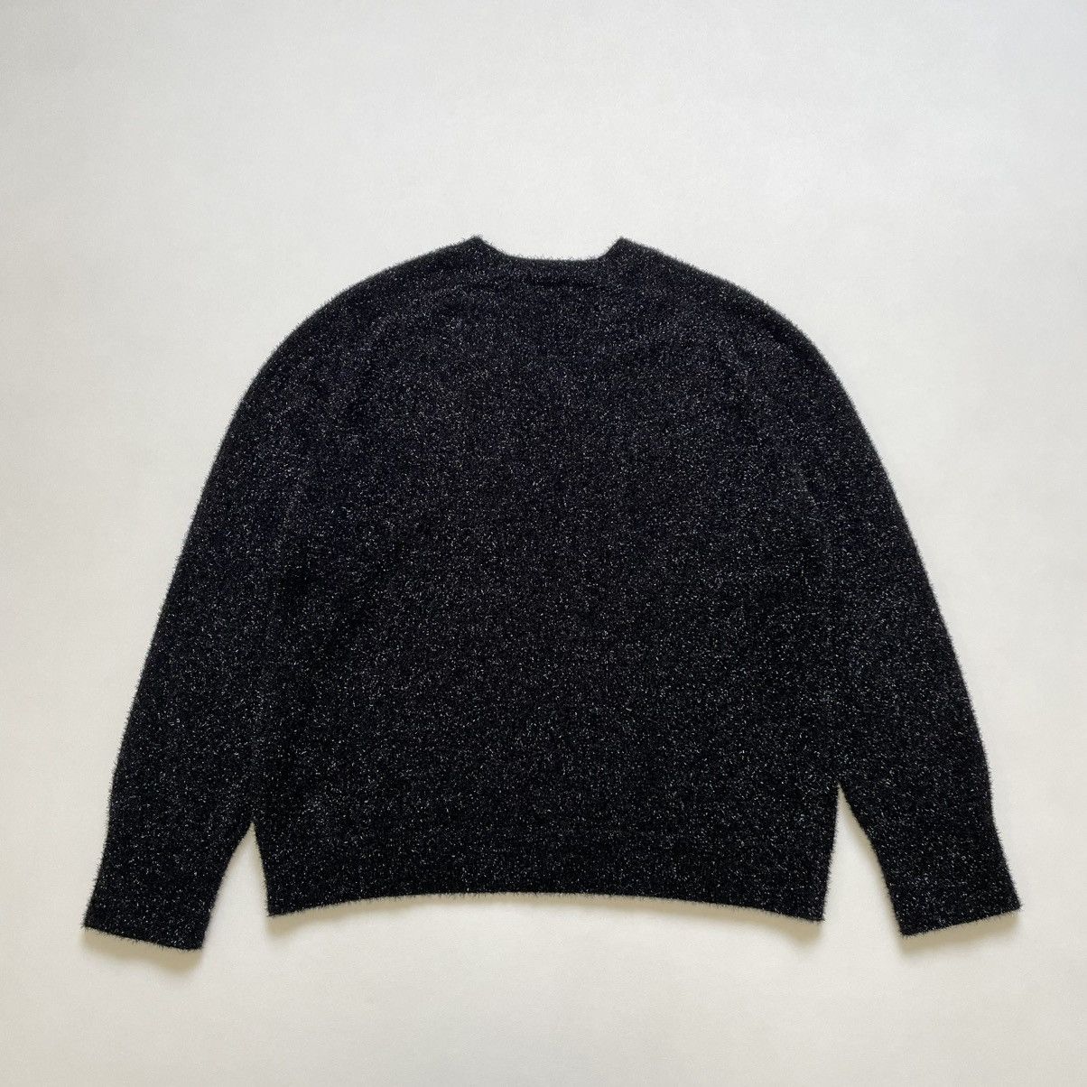 Our Legacy Sample ‘Black Glitter’ Raglan Sweater Size US L / EU 52-54 / 3 - 9 Thumbnail
