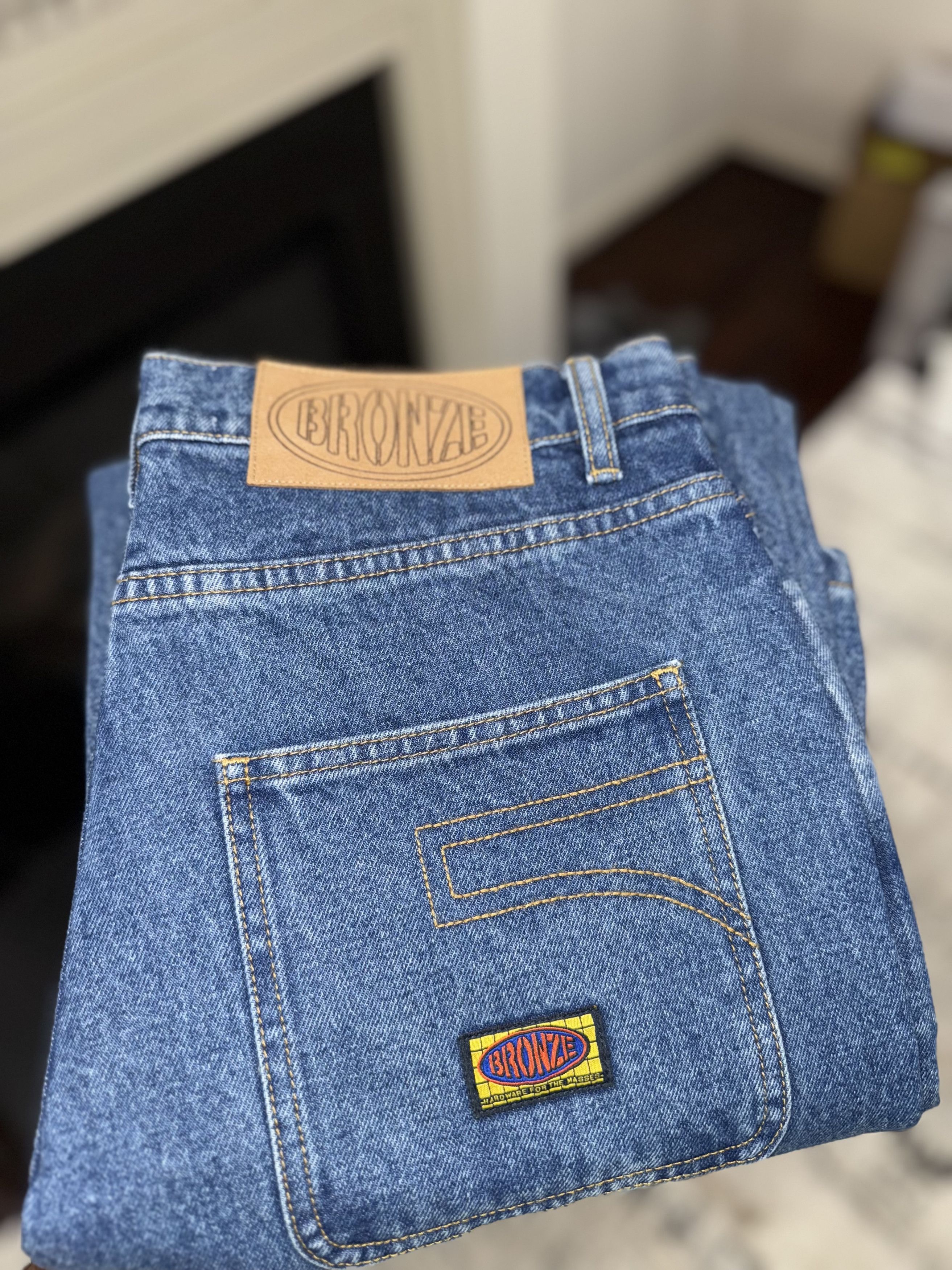 Bronze 56k Bronze 56K 56 Denim Jeans Mid Blue Size M Size US 32 / EU 48 - 8 Thumbnail