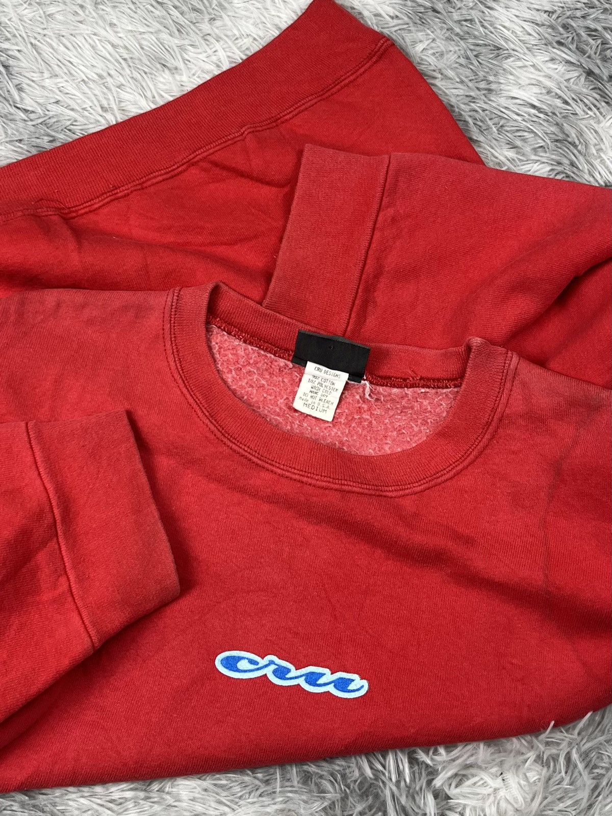 Vintage Vintage CRU Surf Sweatshirt Size US M / EU 48-50 / 2 - 6 Thumbnail