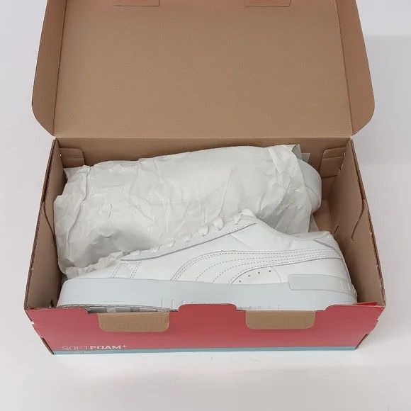 Puma Puma Women's Jada White & Silver Low Top Sneakers - US9.5 Size US 9.5 / IT 39.5 - 13 Thumbnail