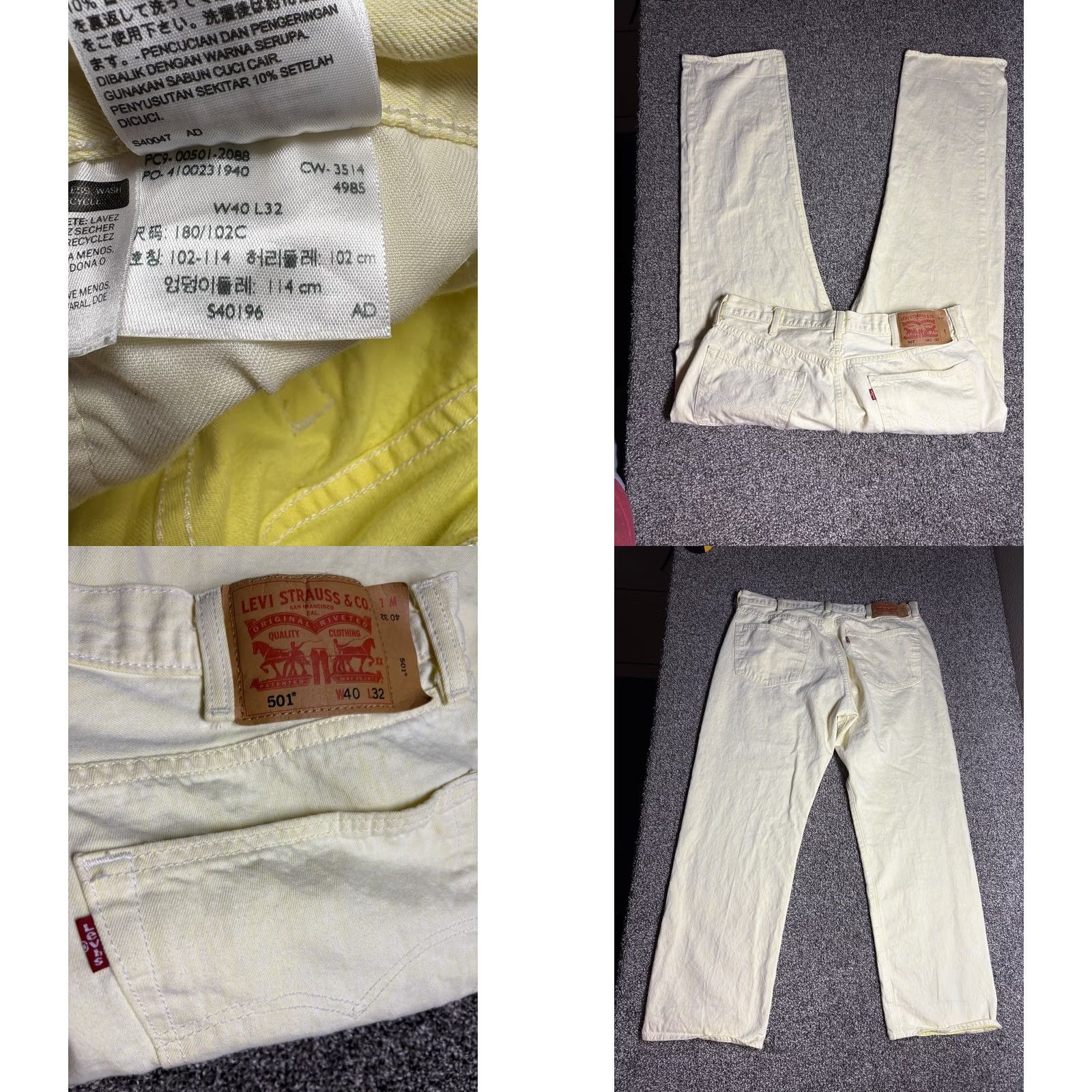 Levi's Item Specifications: Closure: Magnetic Size US 40 / EU 56 - 9 Thumbnail