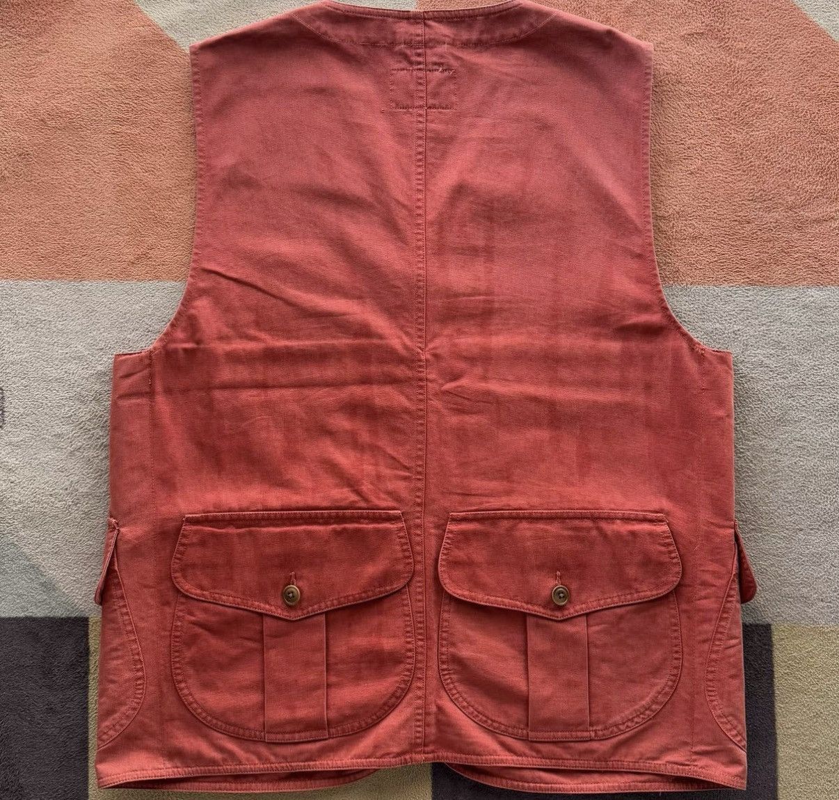 RRL Ralph Lauren Ralph Lauren Double RL RRL Workwear Safari Vest K22 Size US L / EU 52-54 / 3 - 2 Thumbnail