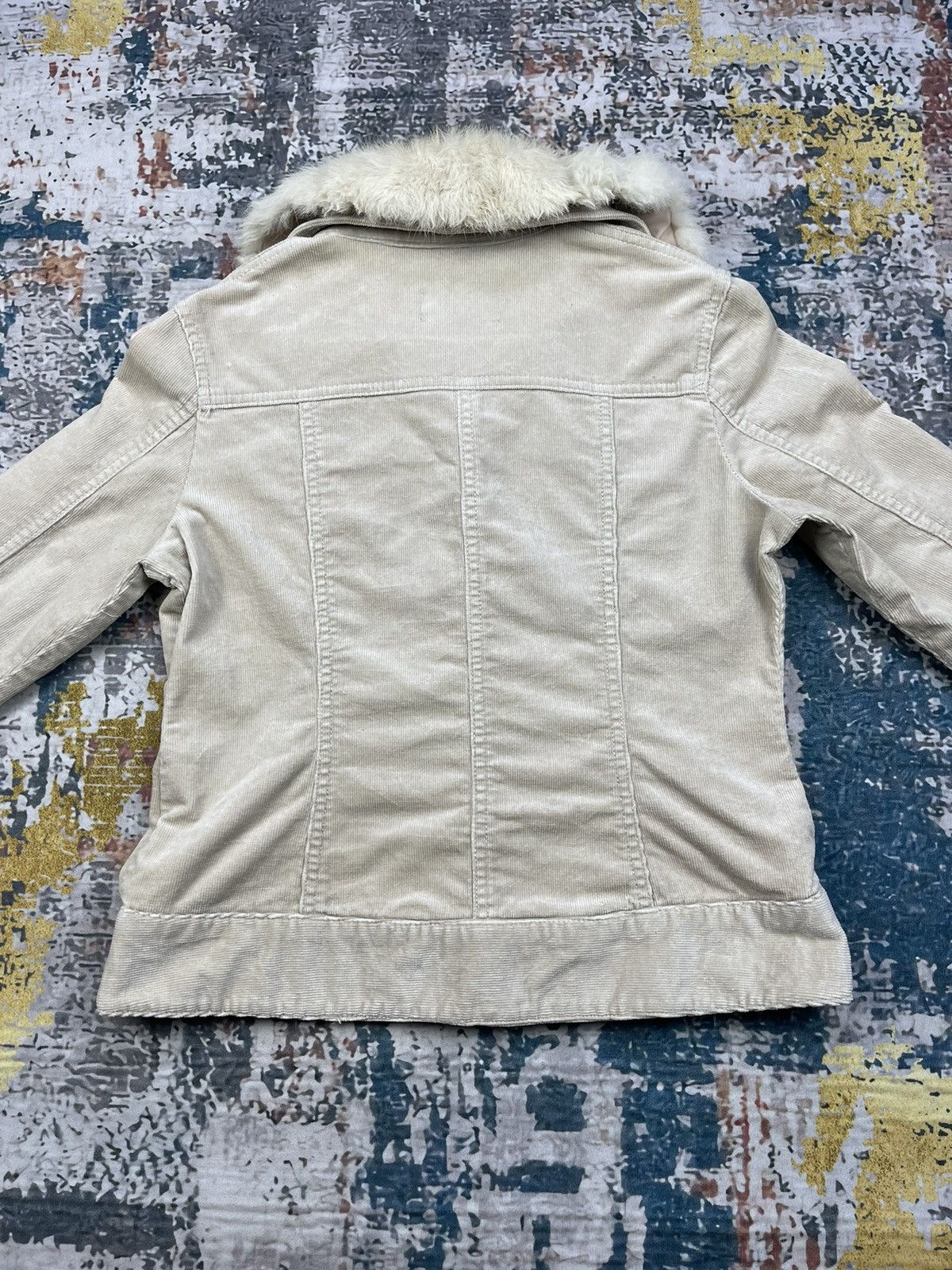 MCM MCM Fur Collar Monogram Button Corduroy Denim Jacket Size M / US 6-8 / IT 42-44 - 6 Thumbnail