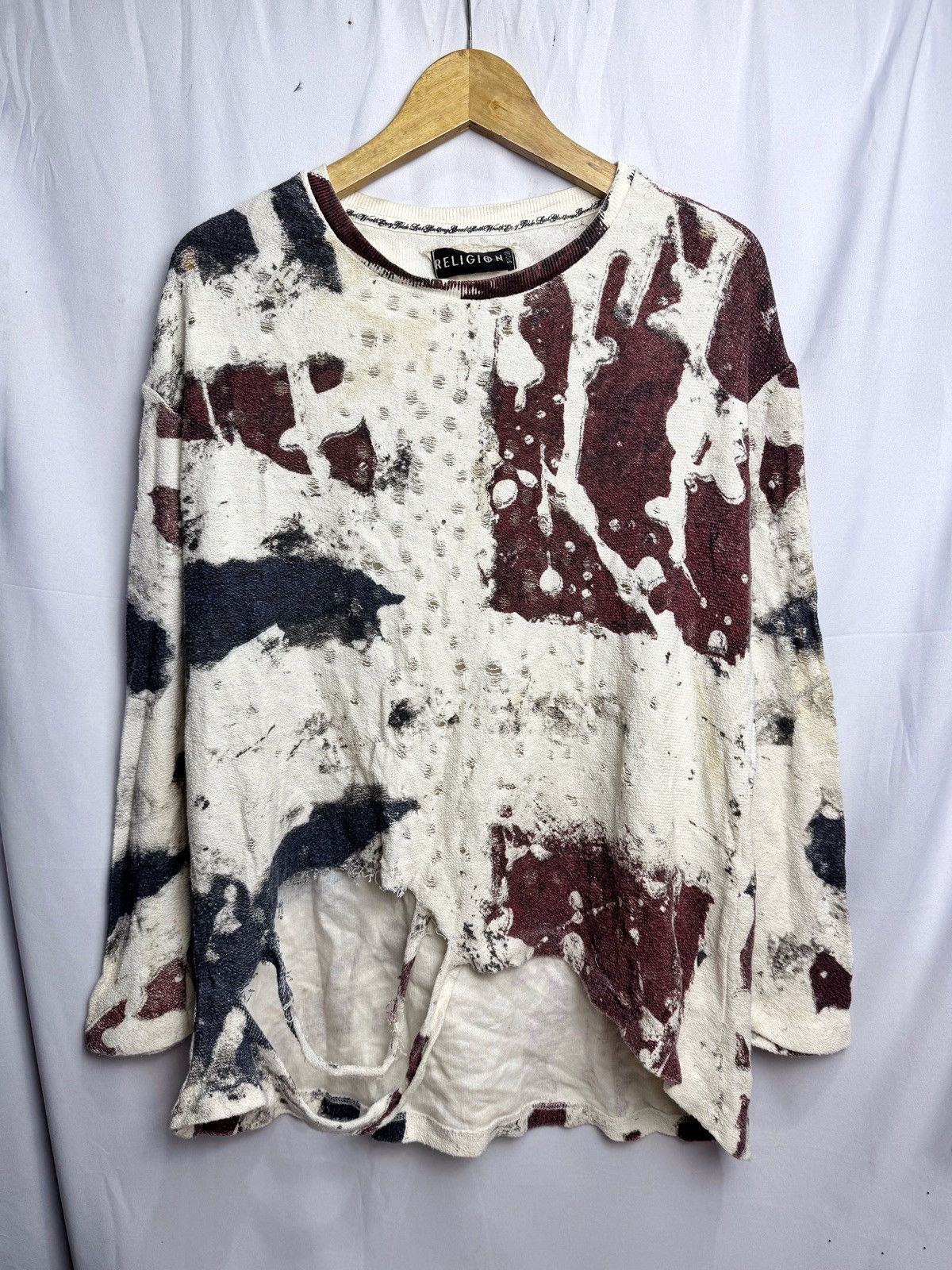 Other Destroyed Religion Long Sleeve Distressed Size US M / EU 48-50 / 2 - 1 Thumbnail
