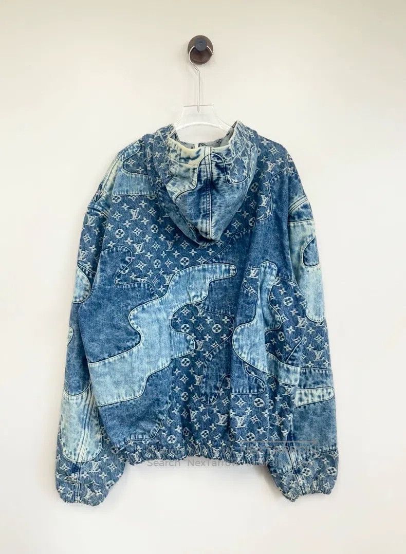 Louis Vuitton Louis Vuitton Blue presbyopic full-print structured panele Size US M / EU 48-50 / 2 - 2 Thumbnail