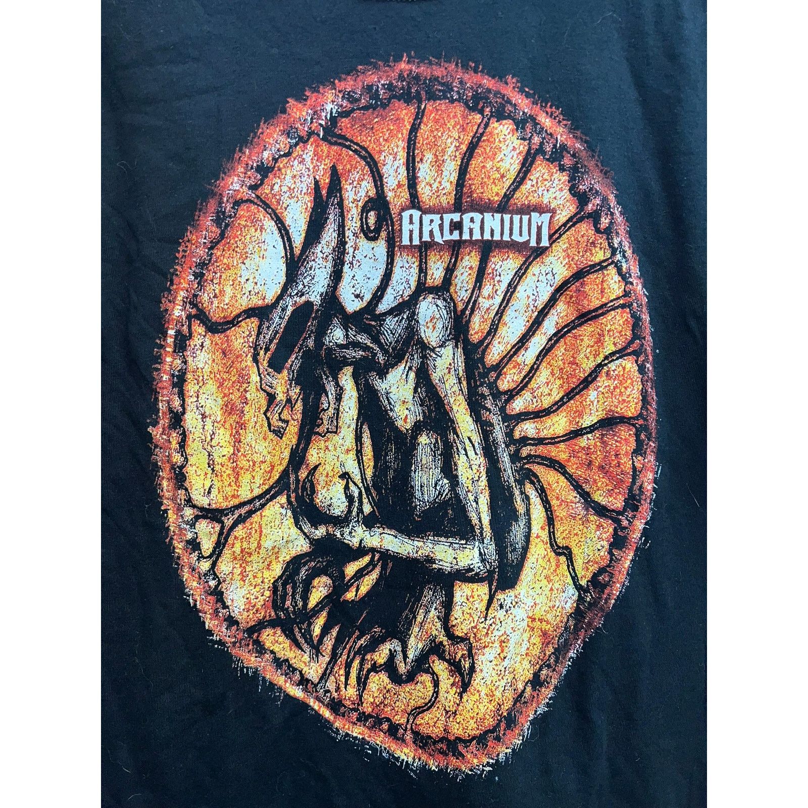 Gildan Arcanium Shirt Death Metal Graphic Tee Tour Concert Small Size US S / EU 44-46 / 1 - 2 Thumbnail
