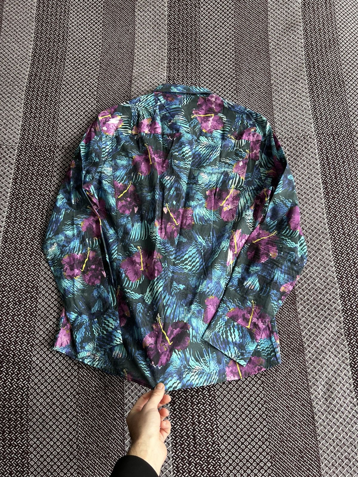 Dirk Bikkembergs Dirk Bikkembergs Floral Pattern Shirt Multicoloured Size L Size US L / EU 52-54 / 3 - 12 Thumbnail