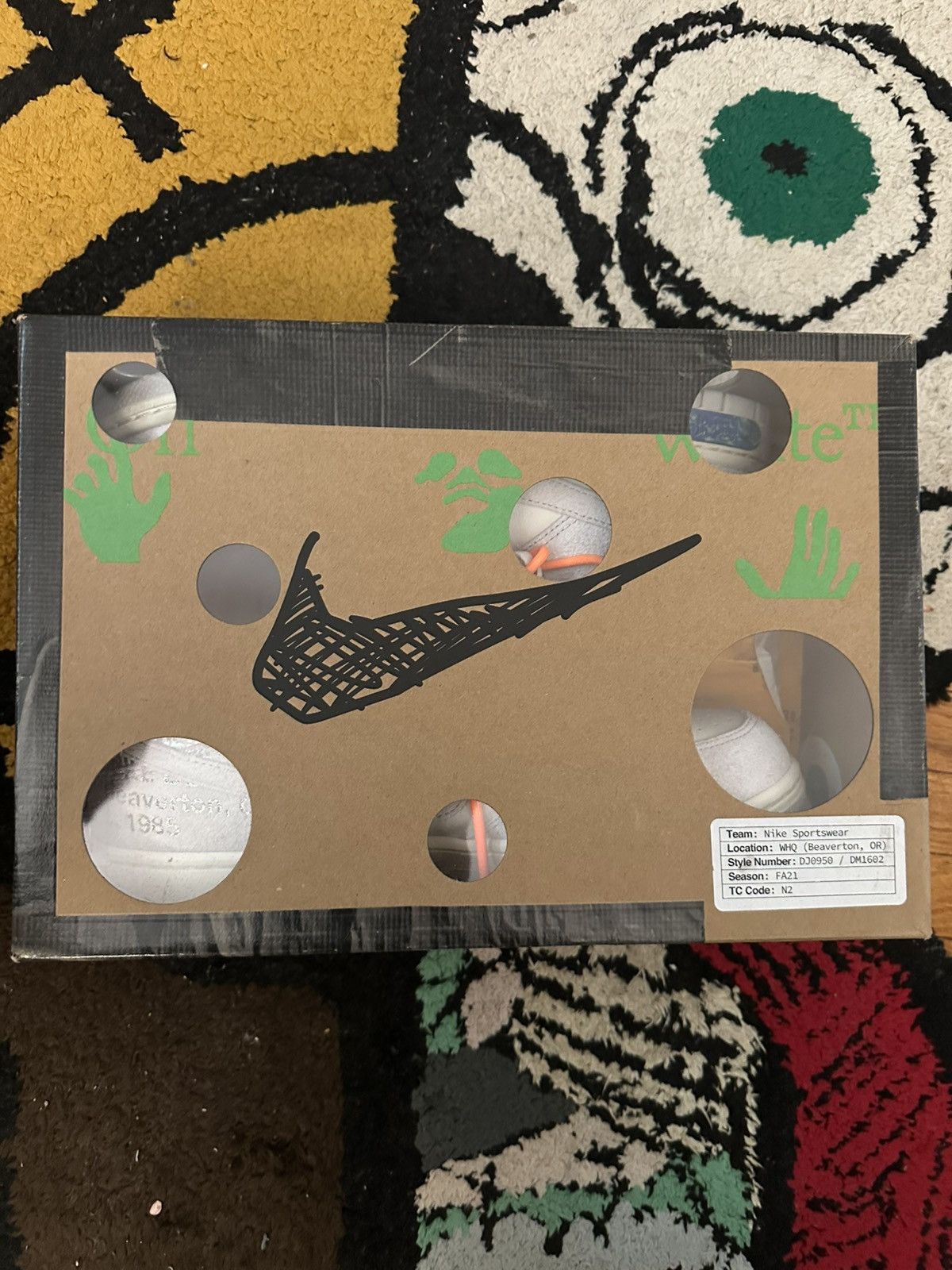 Nike × Off-White Off-White x Dunk Low lot 31 of 50’ Size US 10.5 / EU 43-44 - 9 Thumbnail