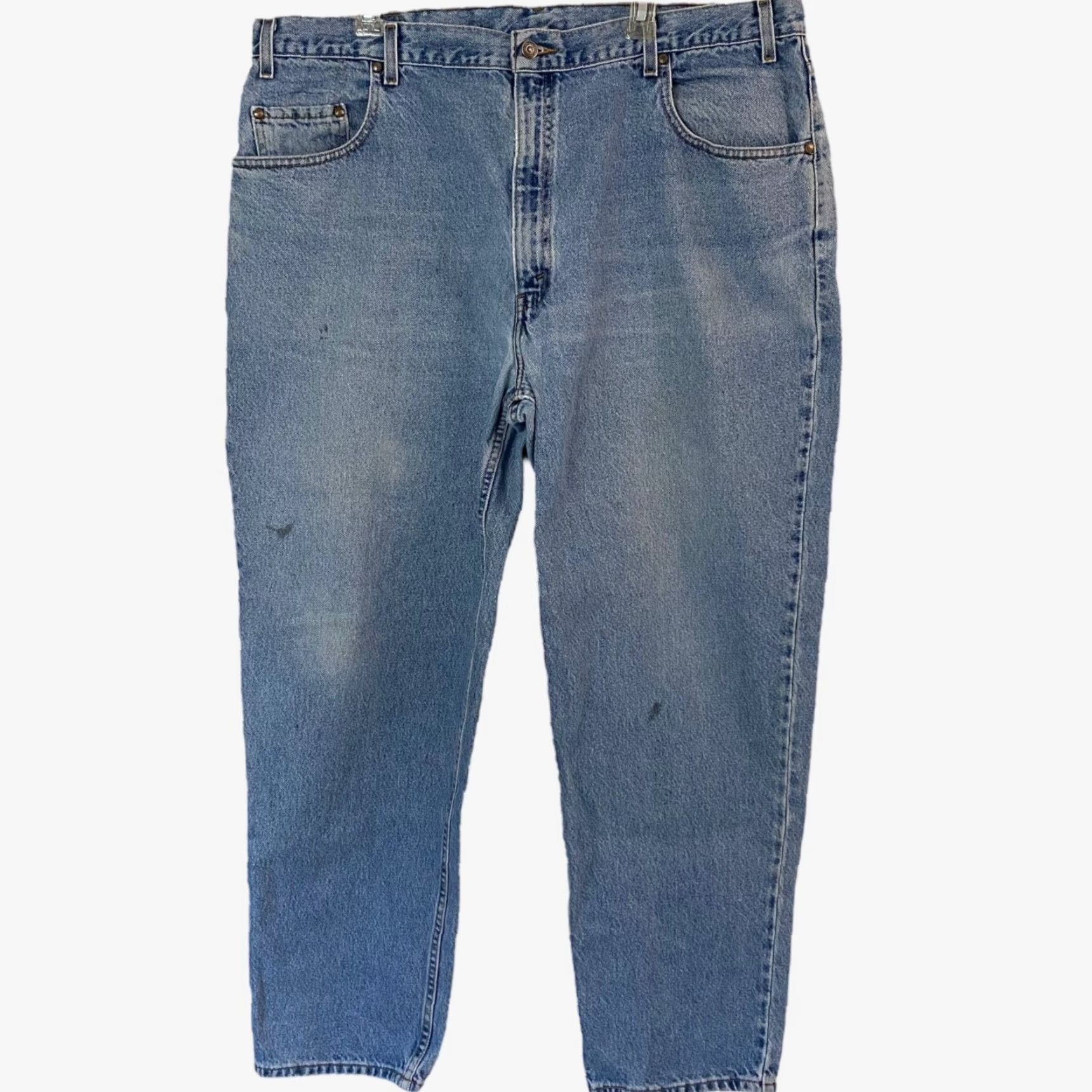 Levi's VINTAGE Levi's 545 Jeans Denim Blue Pockets Loose Fit Mens Size 44 X 32 Size US 44 / EU 60 - 2 Thumbnail