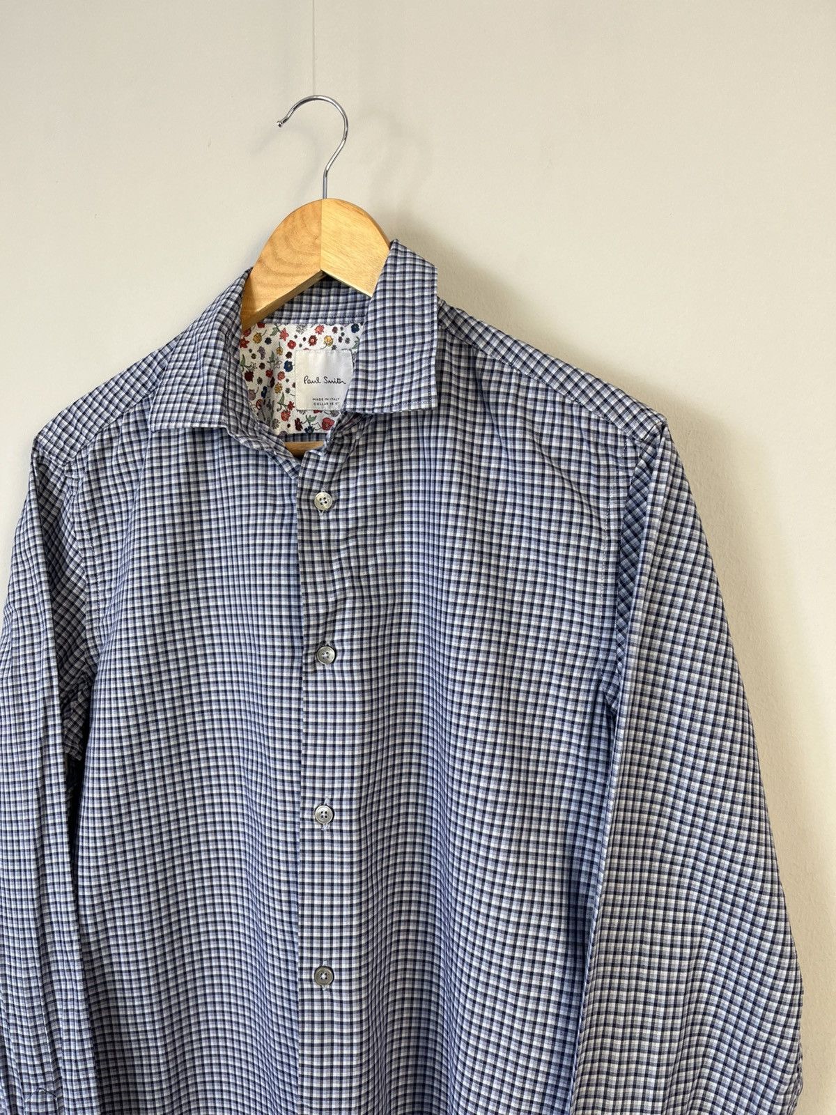 Paul Smith Paul Smith Luxury Cotton Long Sleeve Shirt Made in Italy Size US L / EU 52-54 / 3 - 3 Thumbnail
