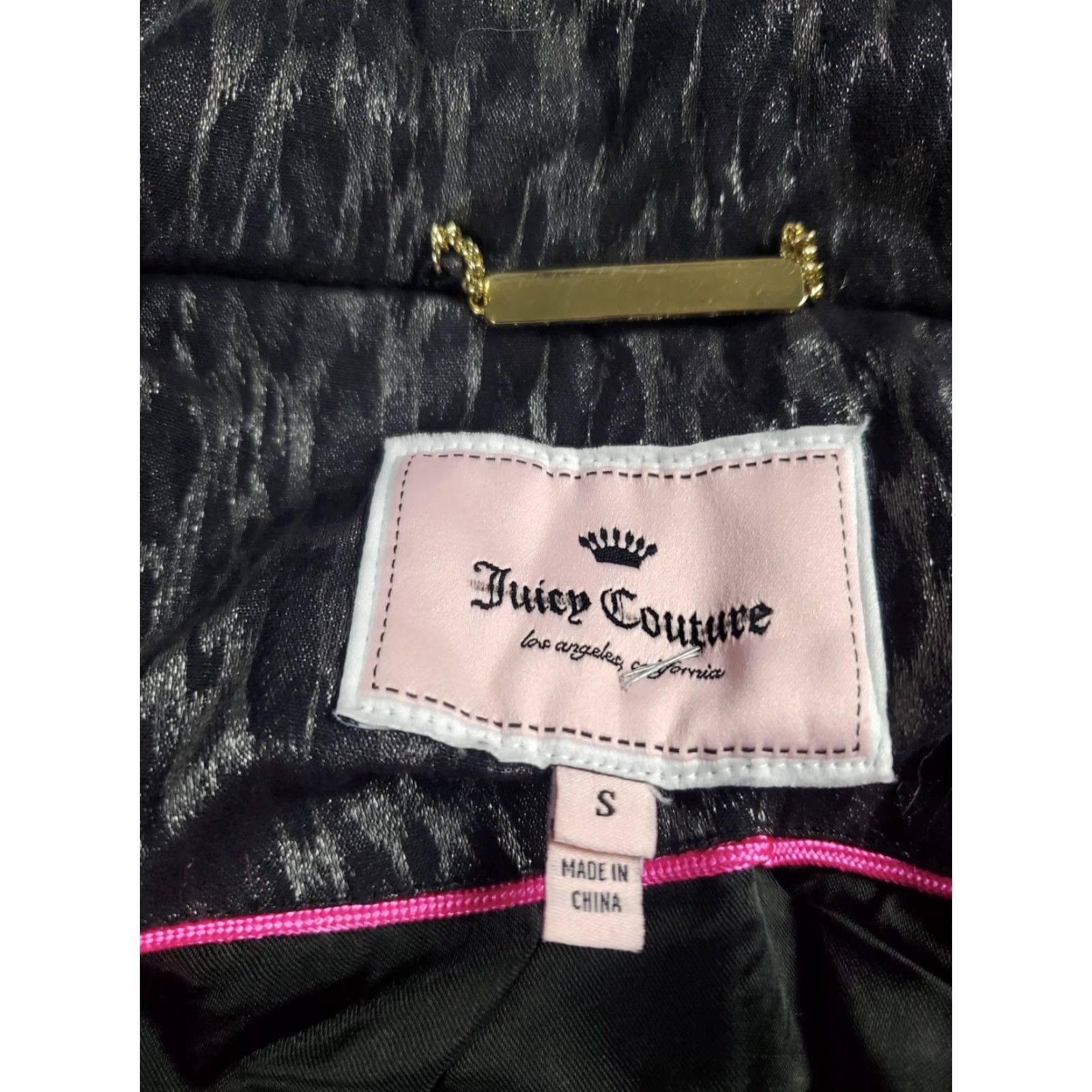 Juicy Couture Juicy Couture Down Puffer Jacket Womens Gray Leopard Print Full Zip Pocket Size S Size S / US 4 / IT 40 - 7 Thumbnail