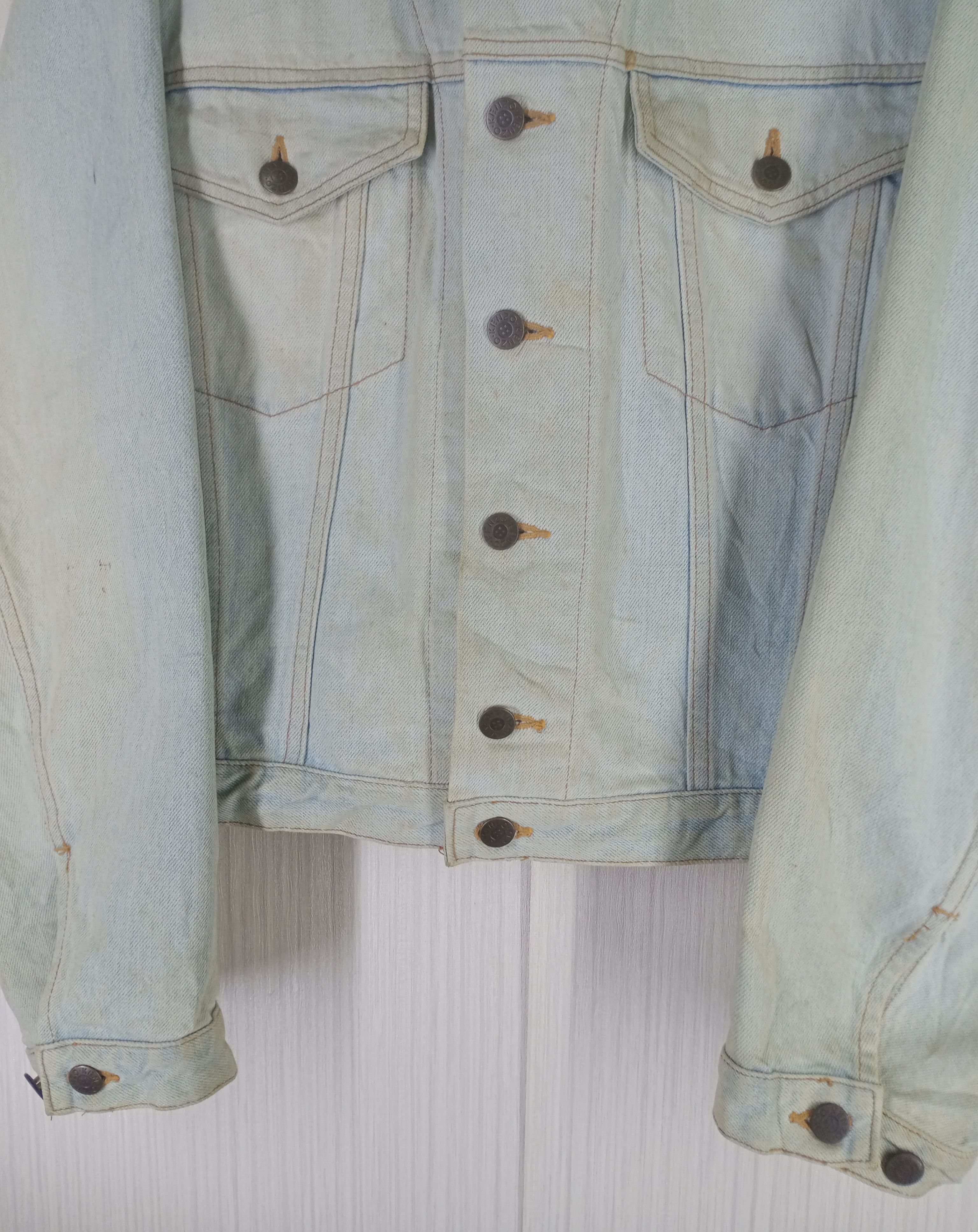 Kenzo Rare Vintage 90s Kenzo Distressed Denim Jacket Size US M / EU 48-50 / 2 - 7 Thumbnail