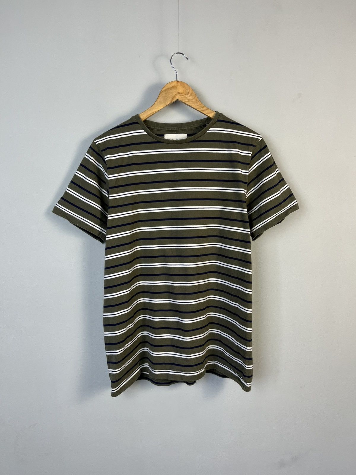 Folk Folk Striped Basic Cotton Short Sleeve Tee Shirt Size US M / EU 48-50 / 2 - 1 Thumbnail
