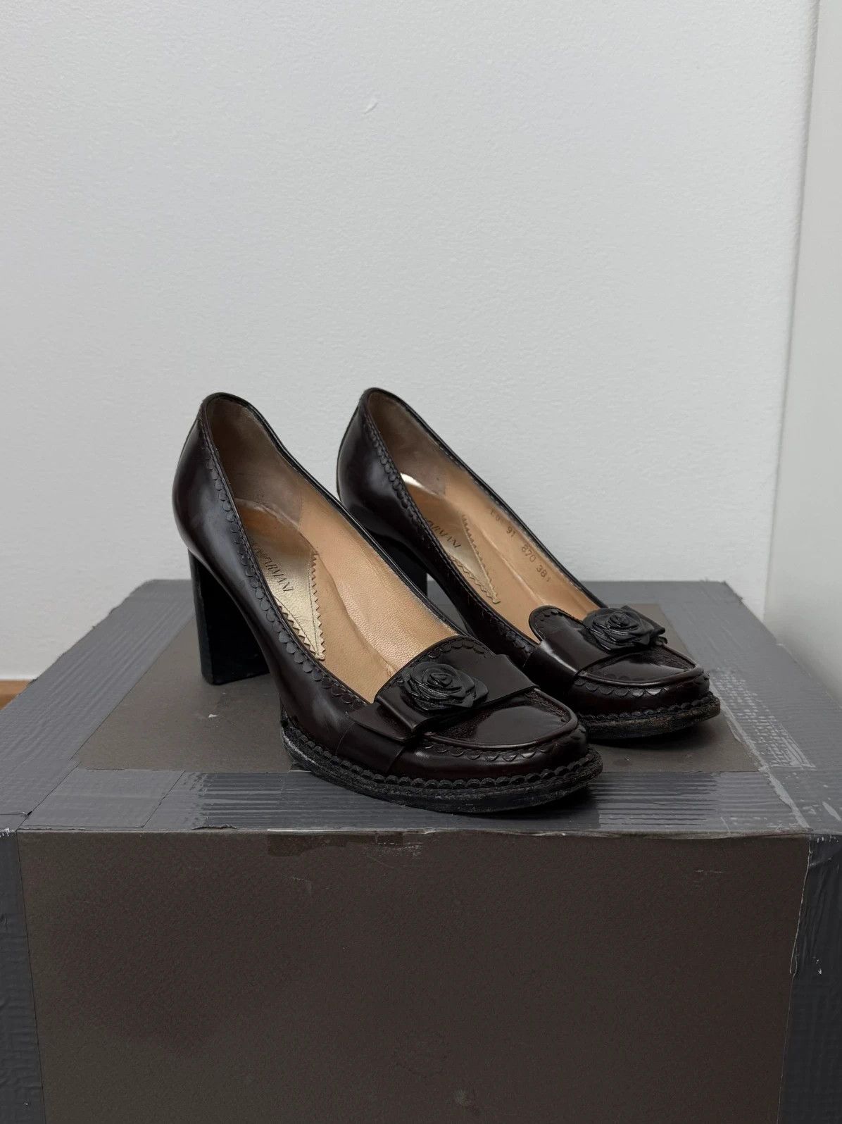 Emporio Armani Emporio Armani heels vintage luxury old money 2000s Size US 8.5 / IT 38.5 - 2 Thumbnail