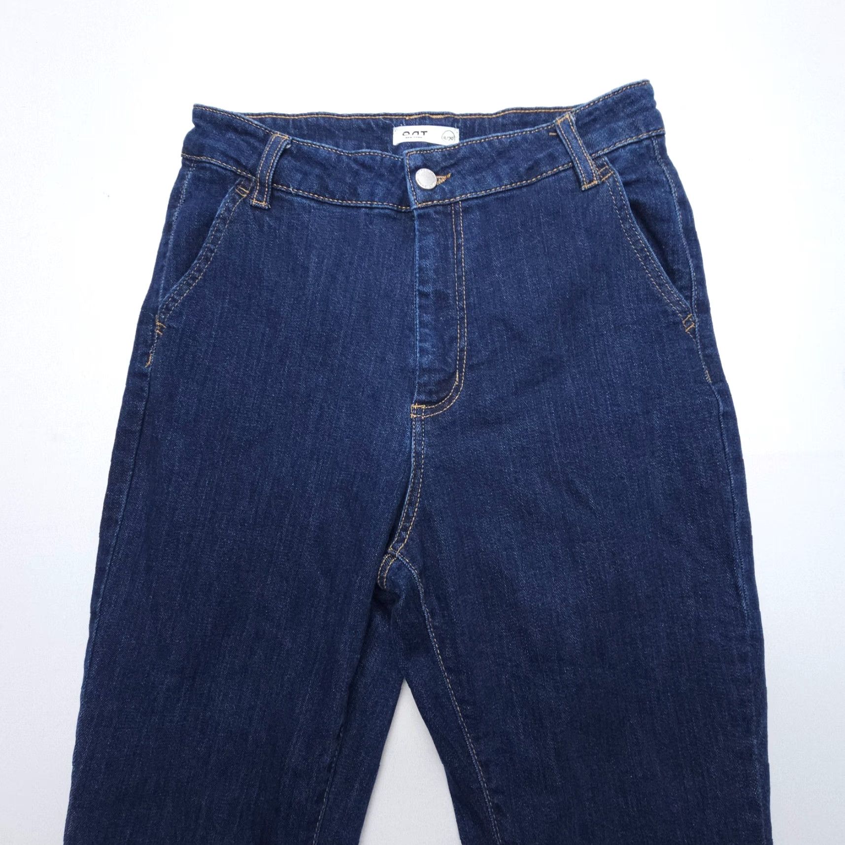 Vintage VINTAGE OAT New York High Rise Flare Jeans Women Regular 29 Inseam 30 Dark Wash Blue Bohemian Festival 8 Women’s Jeans Size 30" / US 8 / IT 44 - 5 Thumbnail