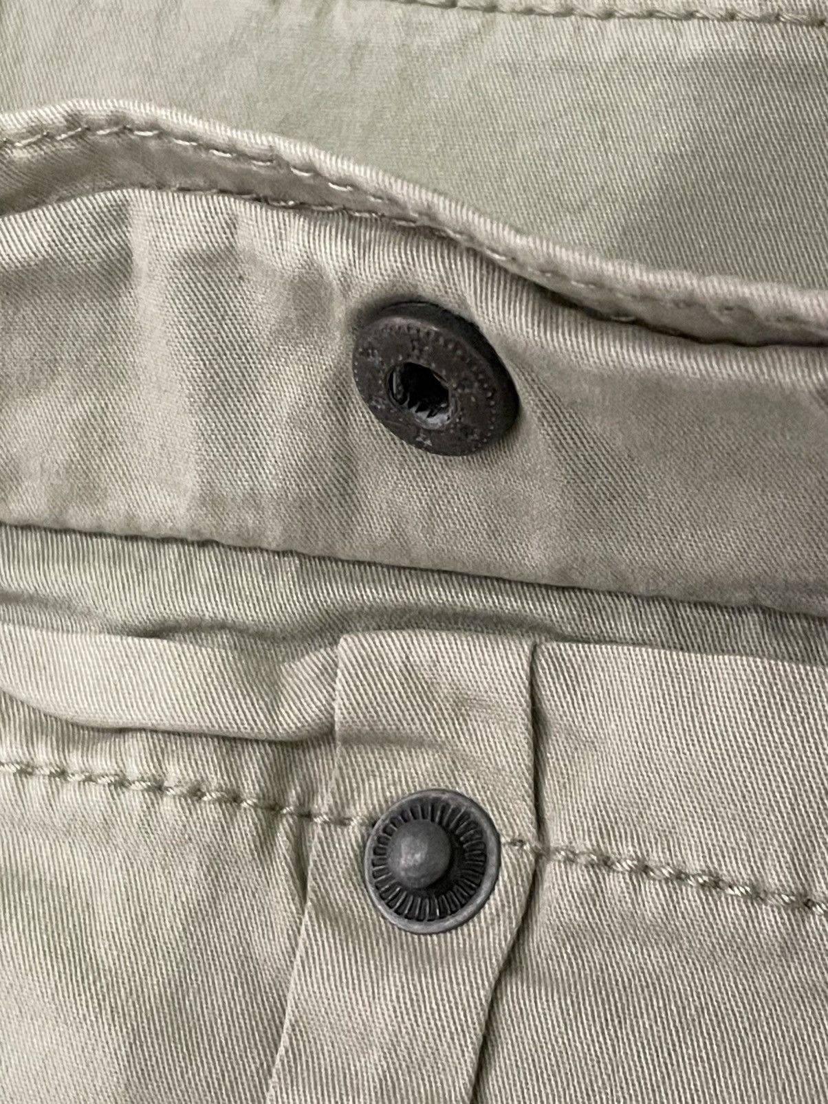 Garage Y2K Garage Light Army Green Zip Button Up Cute Mini Skirt Size 32" / US 10 / IT 46 - 5 Thumbnail
