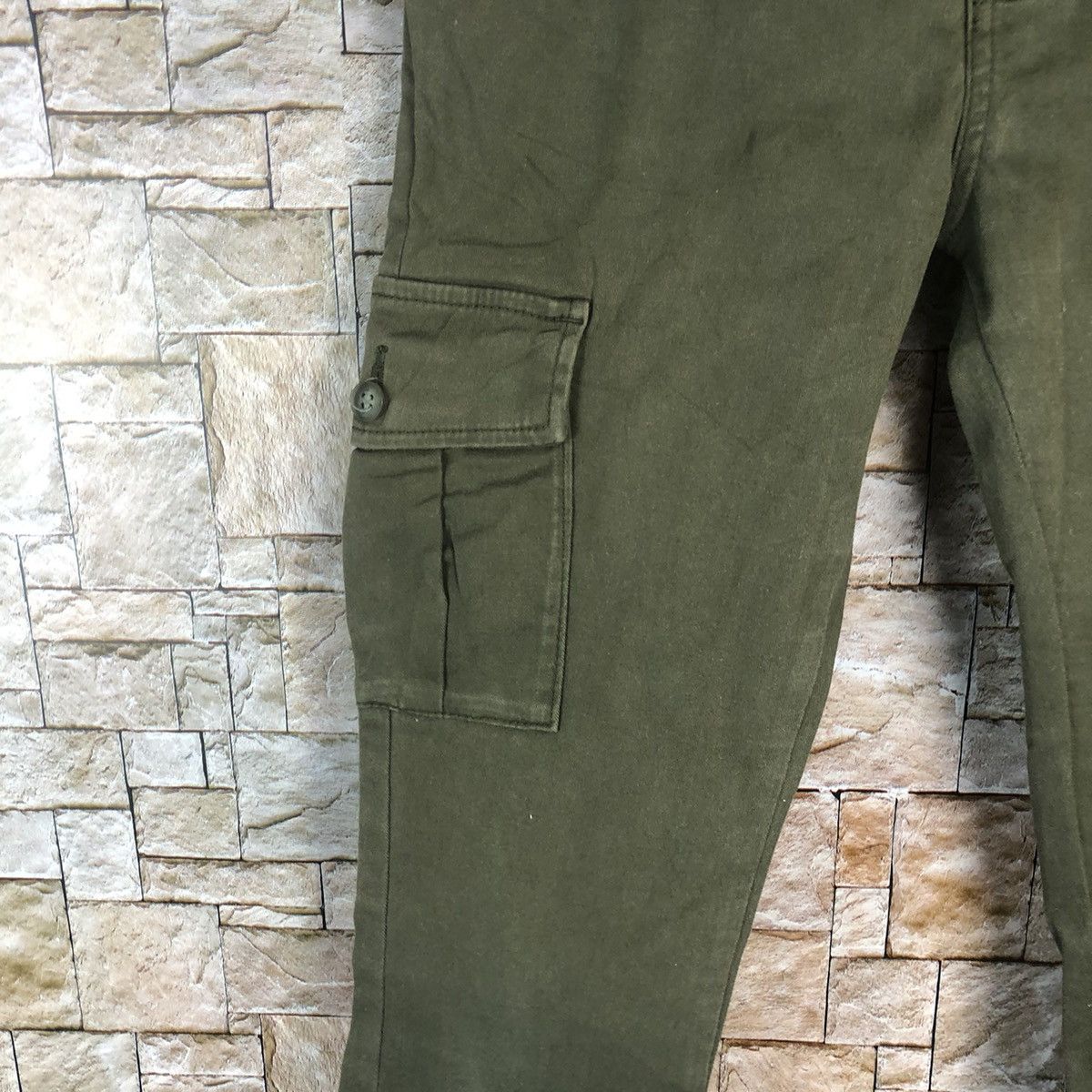 Japanese Brand Gamineverie Green Cargo Multipocket Pants #A87 Size US 28 / EU 44 - 11 Thumbnail