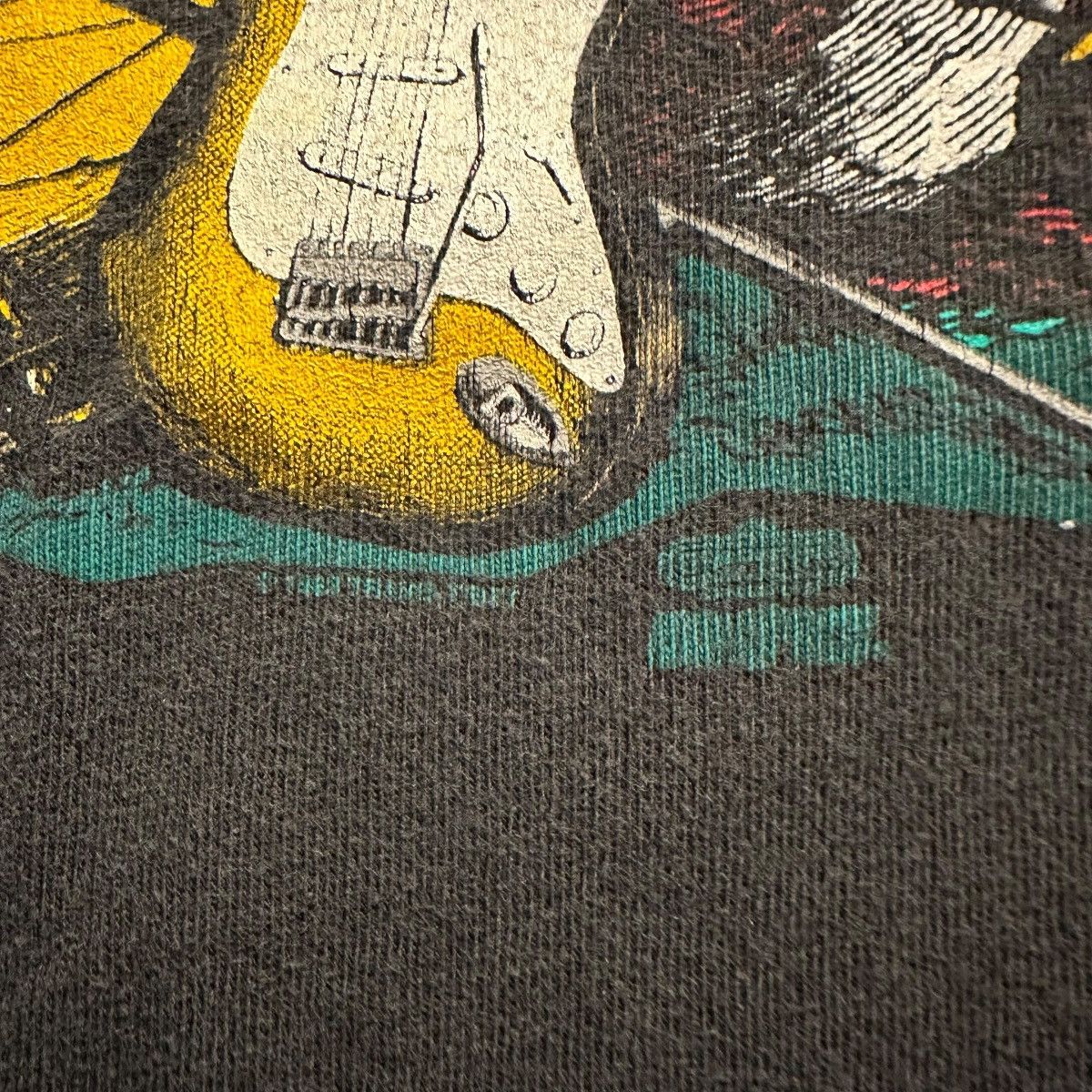 Band Tees × Hanes × Vintage Vintage 1993 Travis Ritt Kiss you Flag Concert Tour Shirt Size US XL / EU 56 / 4 - 4 Thumbnail