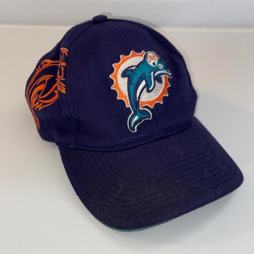 NFL Vintage 1990’s Miami Dolphins Ball Cap Size ONE SIZE - 1 Thumbnail