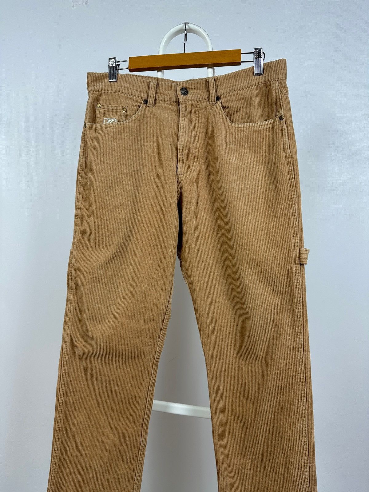 Karl Kani Vintage Karl Kani Corduroy Y2K Rap Baggy Cargo Pants Size US 30 / EU 46 - 6 Thumbnail