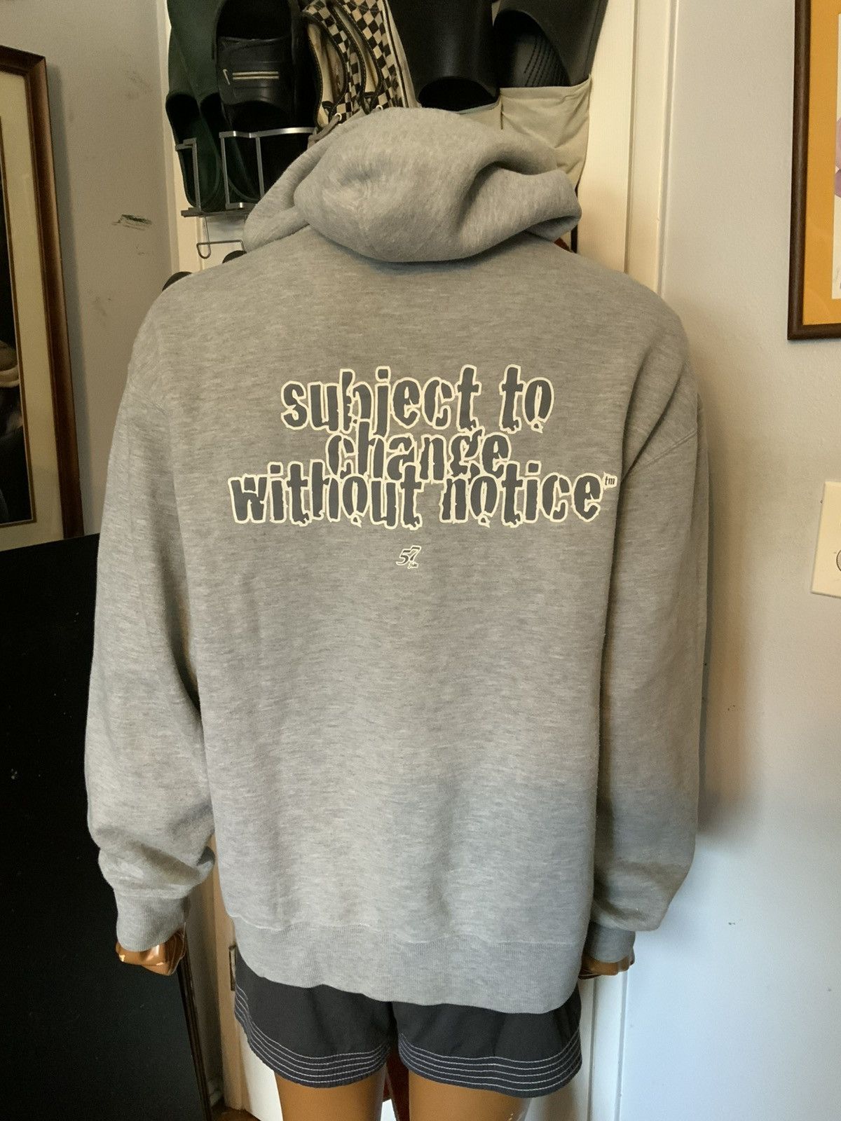 Vintage 90s 57 Fake Subject To Change Without Notice Skate Hoodie Size US XL / EU 56 / 4 - 12 Thumbnail
