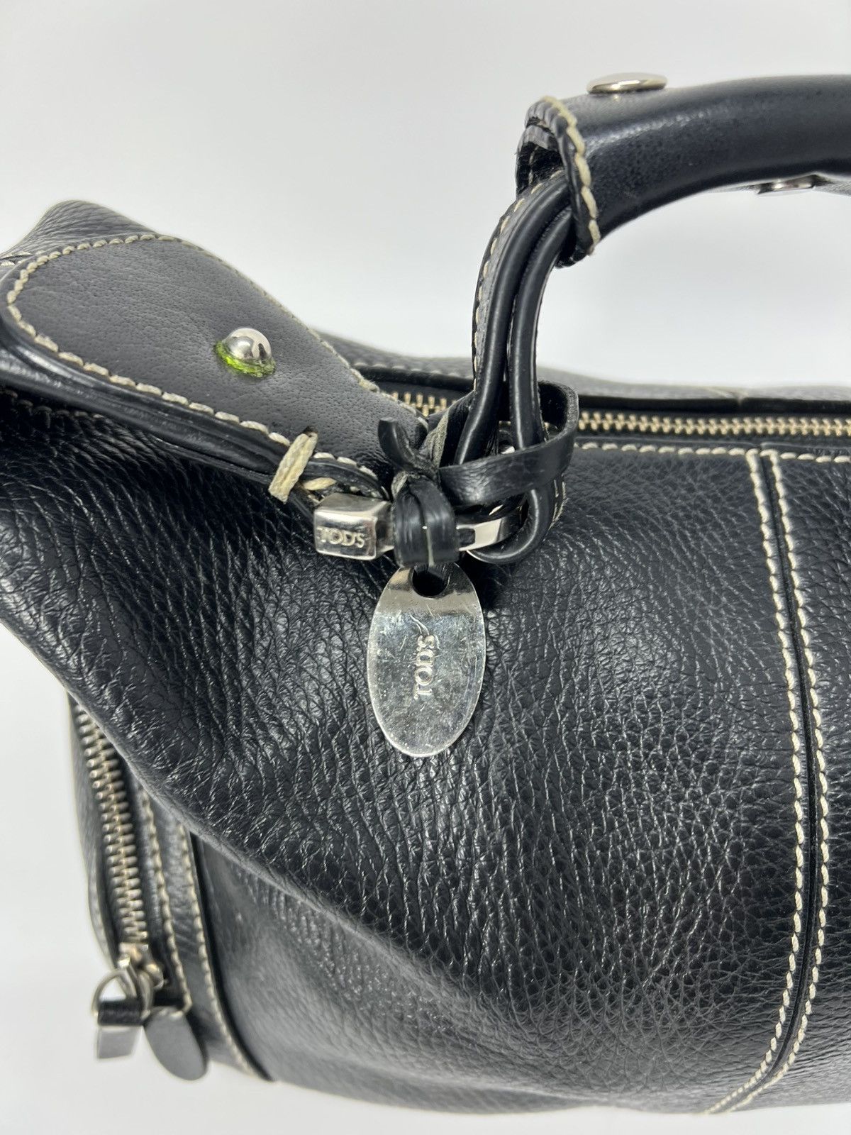 Tod's Vintage streetwear y2k luxury Tod’s Leather Hobo Handle Bag Size ONE SIZE - 5 Thumbnail