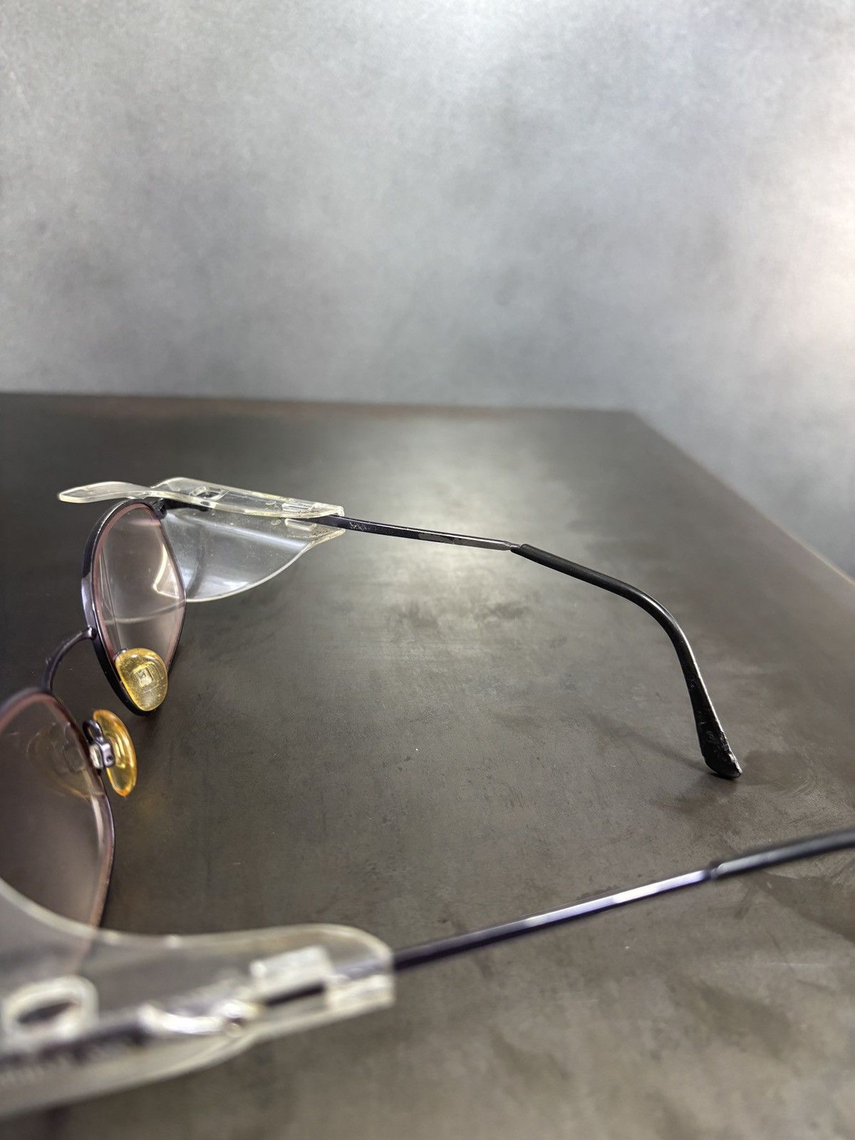 Vintage 1990s Safety Glasses Vintage Frames Side Lense Shield Protec Size ONE SIZE - 12 Thumbnail