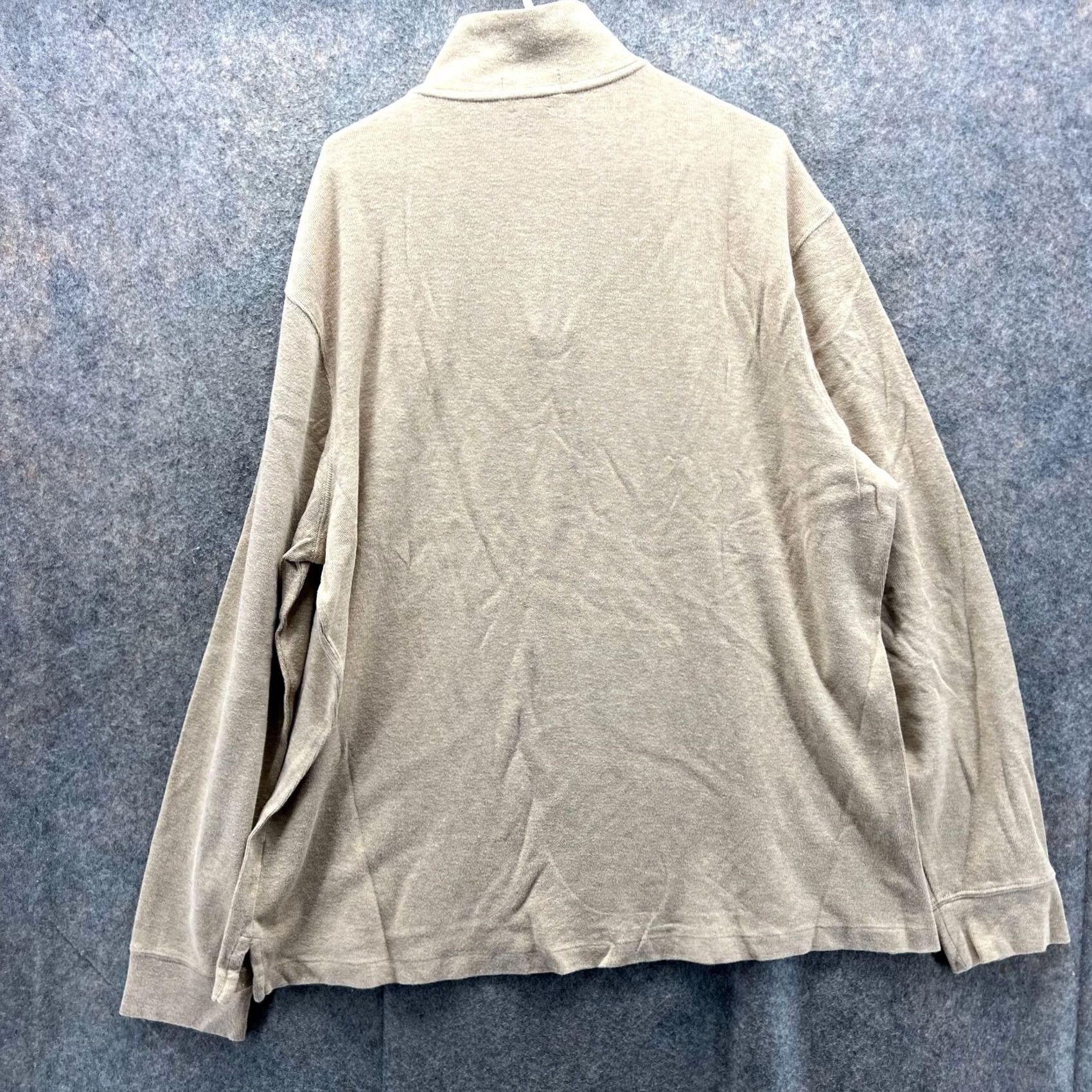 Polo Ralph Lauren Polo Ralph Lauren Sweater Men XXL Jacket Beige Pullover Estate Rib Logo Size US XXL / EU 58 / 5 - 2 Thumbnail