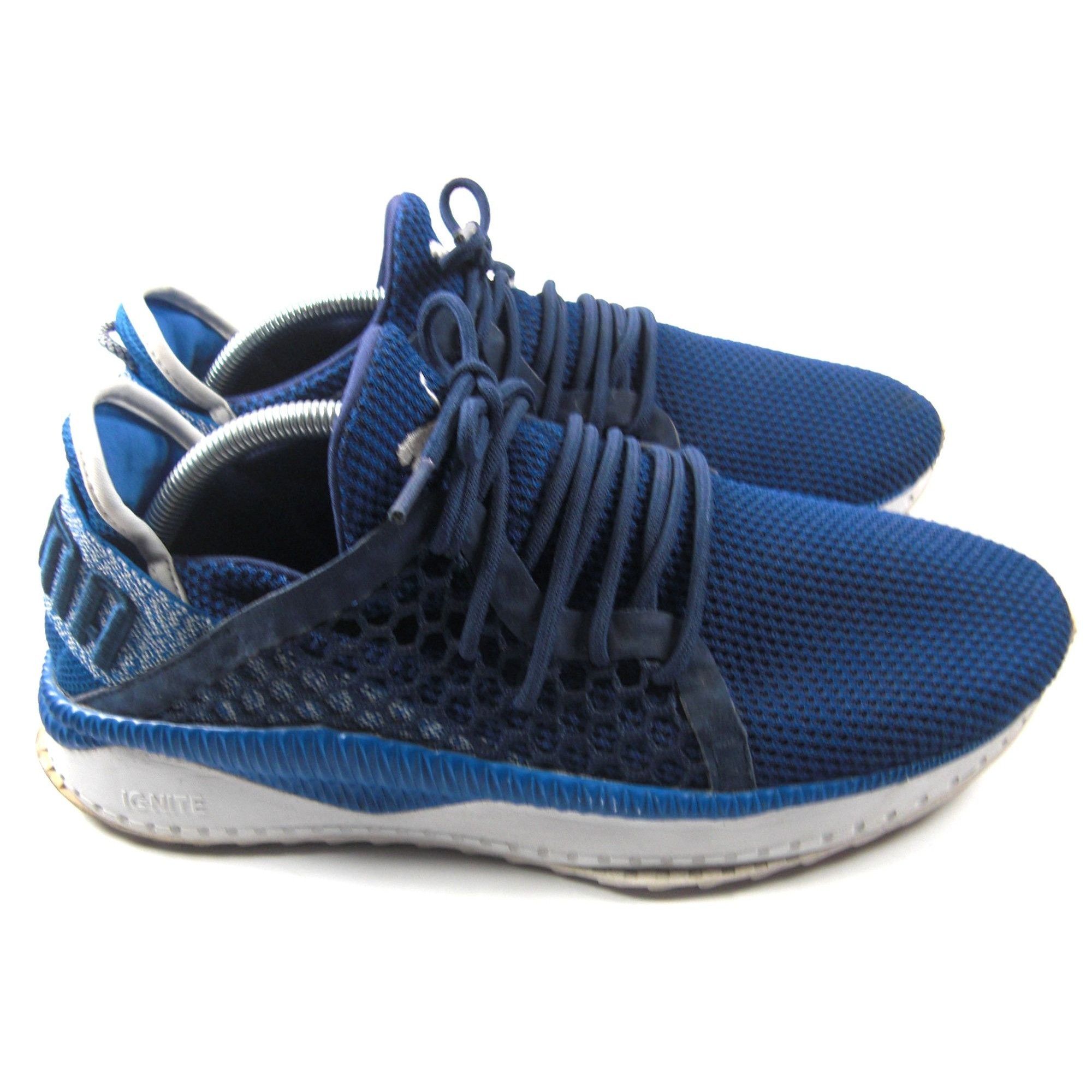 Puma Puma Mens Ignite Netfit 364629 03 Blue Running Shoes Sneake Size US 10.5 / EU 43-44 - 3 Thumbnail