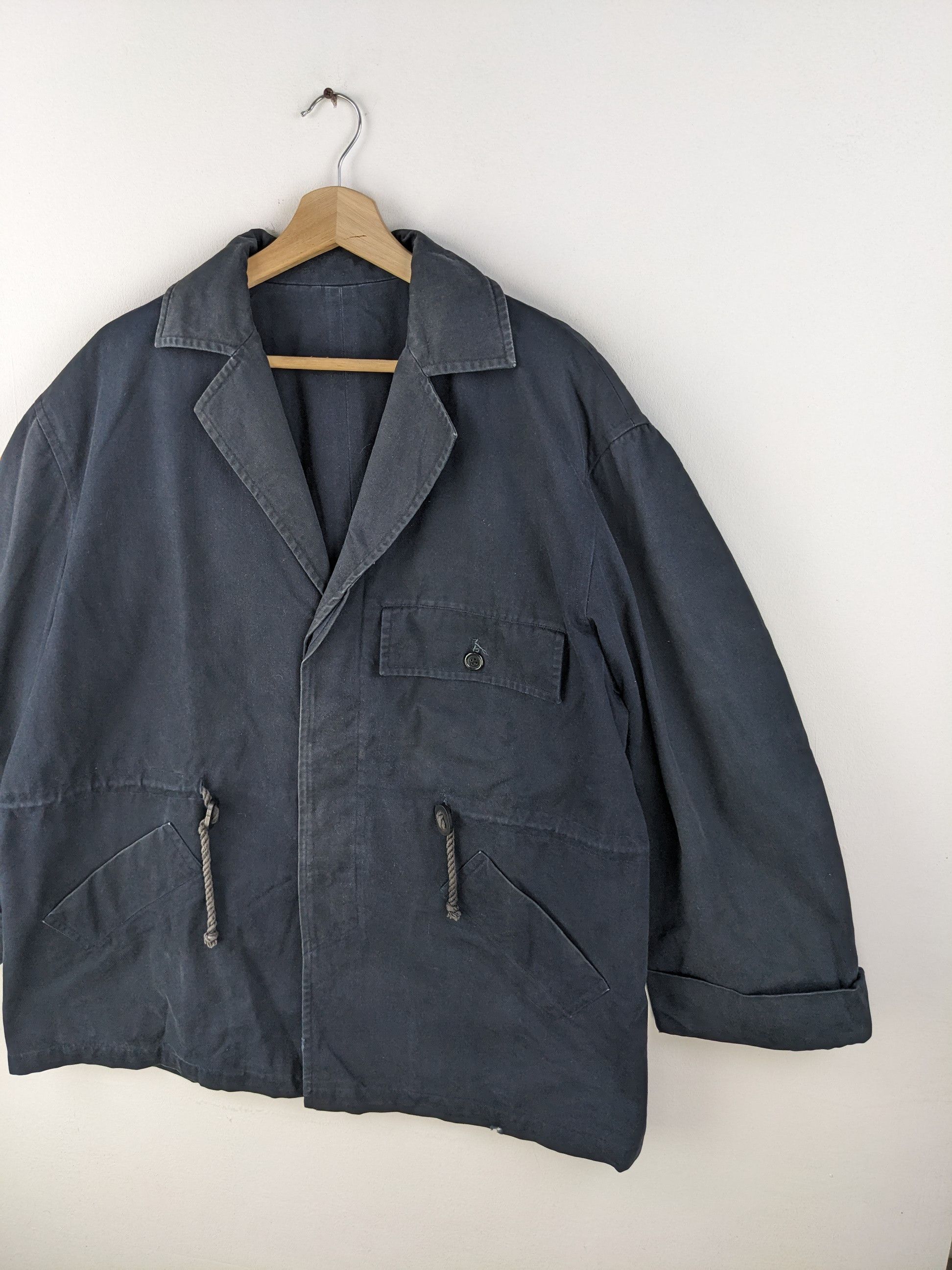 Y's × Yohji Yamamoto Vintage Yohji Yamamoto Chore Jacket Avant Garde Harajuku Size US XL / EU 56 / 4 - 7 Thumbnail