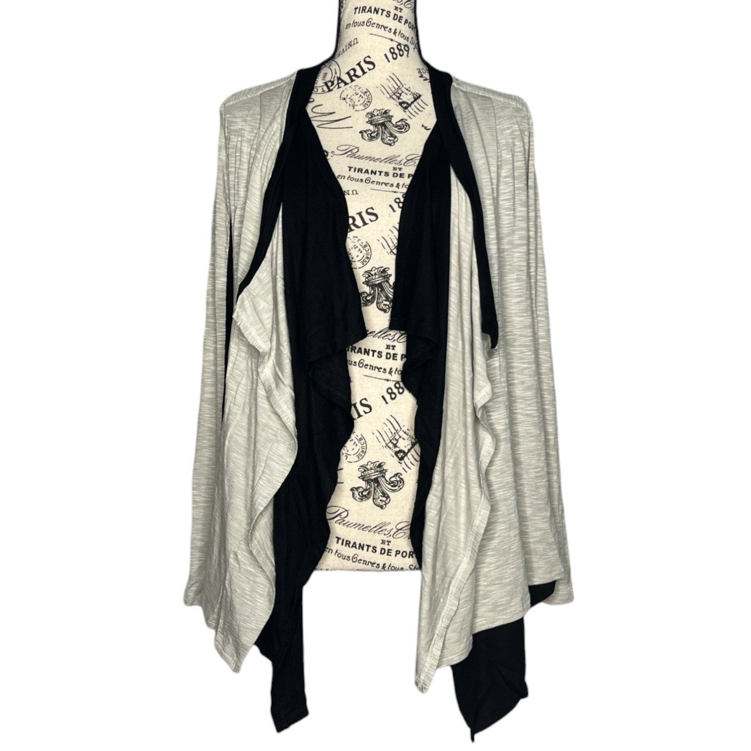 Other Double Layered Waterfall Cardigan - Stitch Fix Jersey Knit Size S / US 4 / IT 40 - 1 Thumbnail