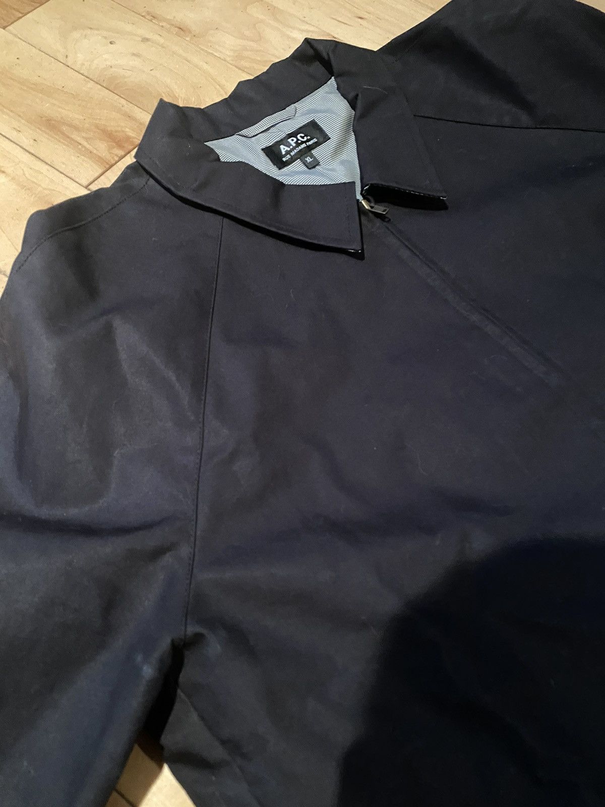 A.P.C. Gilles Shirt Work Jacket Harrington-Style Zip Up Coach Size US XL / EU 56 / 4 - 5 Thumbnail