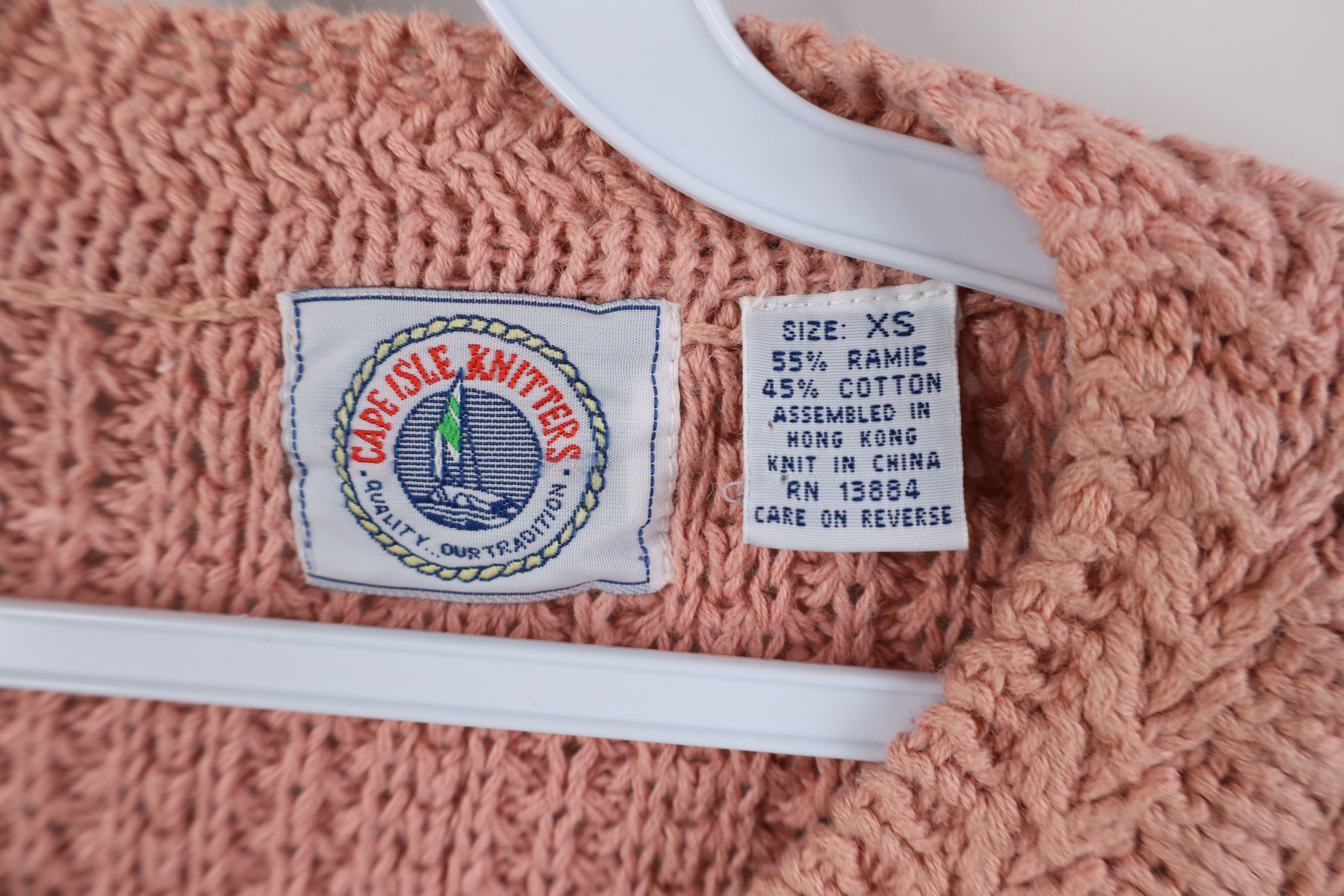 Vintage Vintage 90s Streetwear Ribbed Knit Crewneck Sweater Pink Size XS / US 0-2 / IT 36-38 - 6 Thumbnail