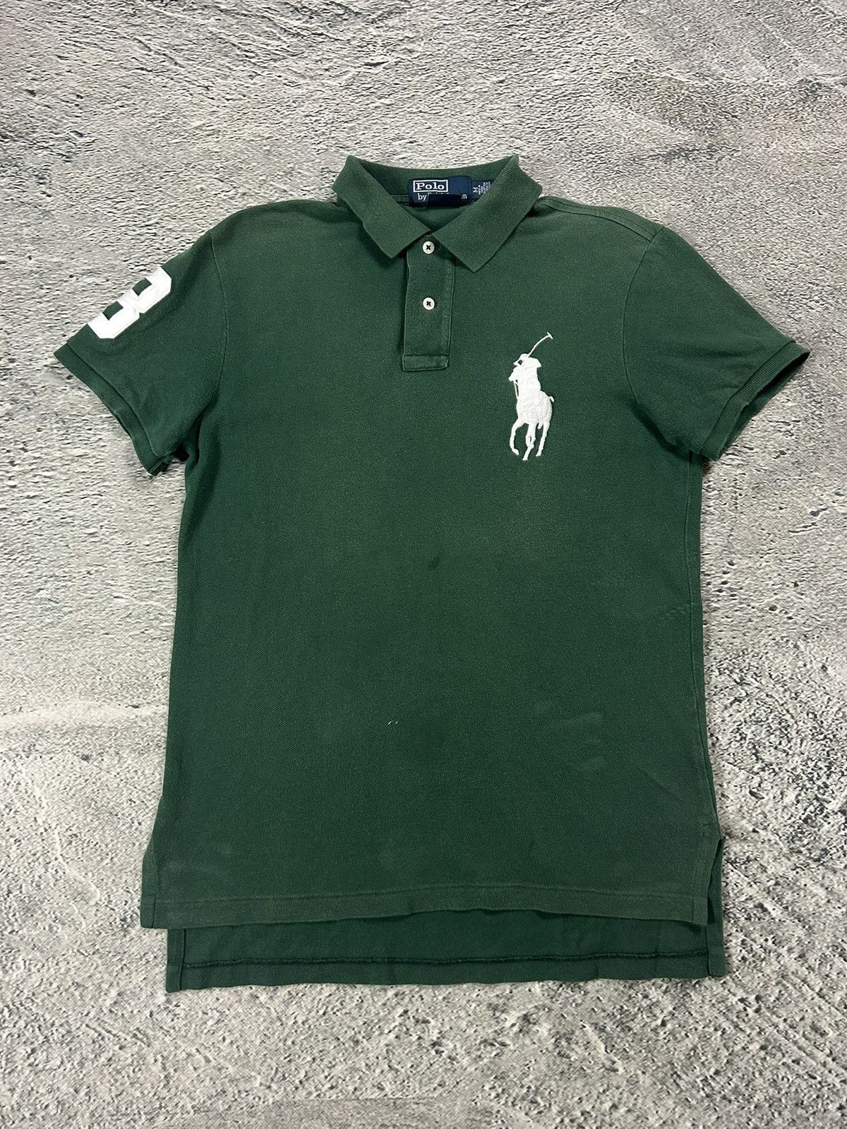 Ralph Lauren Chief Keef Polo Ralph Lauren Polo green white big pony Y2K Size US M / EU 48-50 / 2 - 1 Thumbnail