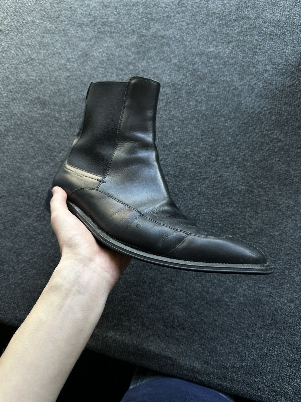 Bally LUXURY 🚨 BALLY VNTG BOOTS MEN BLACK COWBOY SHELSEY RARE Size US 10 / EU 43 - 4 Thumbnail