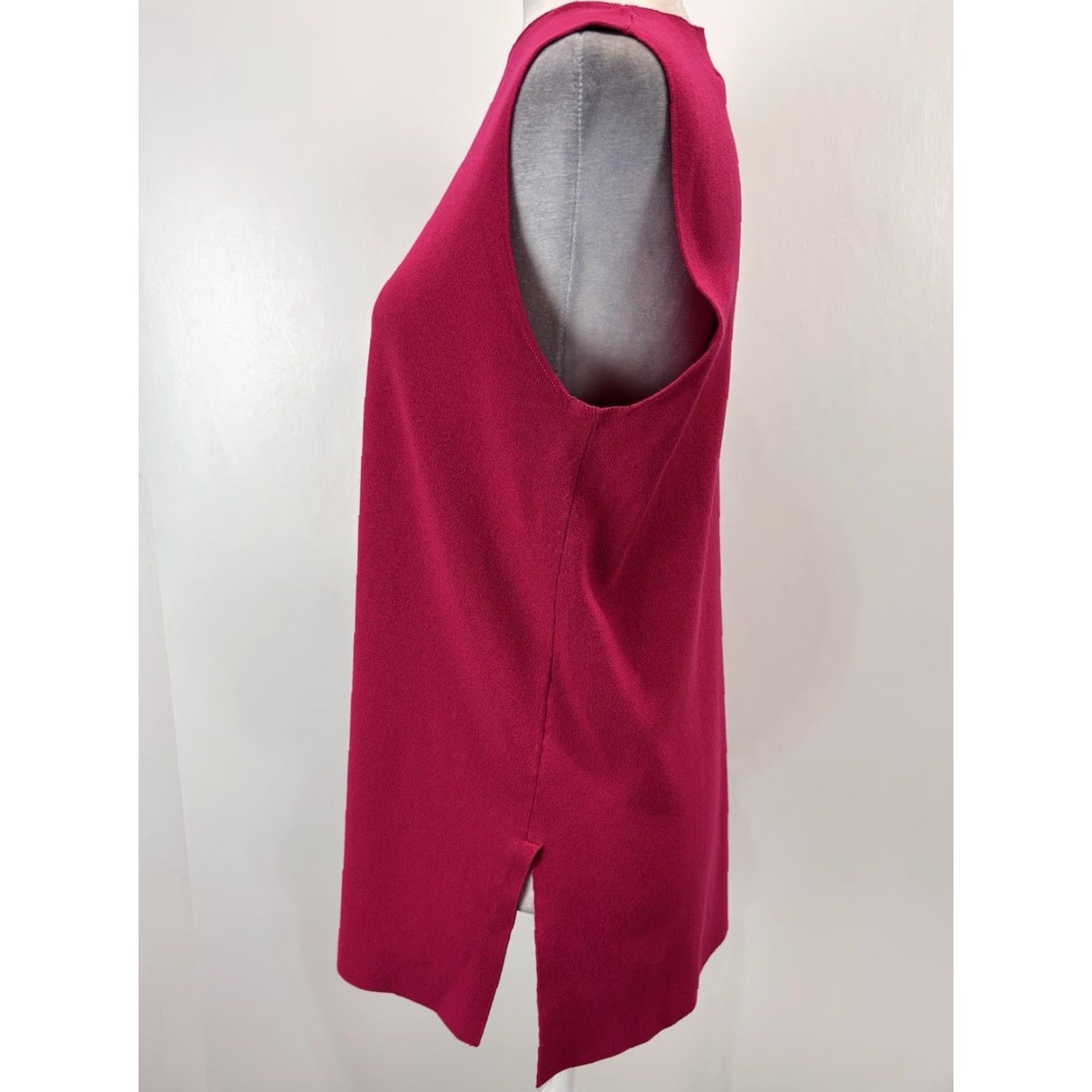 M.M.LaFleur VINTAGE MM LaFleur Sleeveless Knit Sweater Women's XL Pink Tunic Casual Business Size XL / US 12-14 / IT 48-50 - 2 Thumbnail